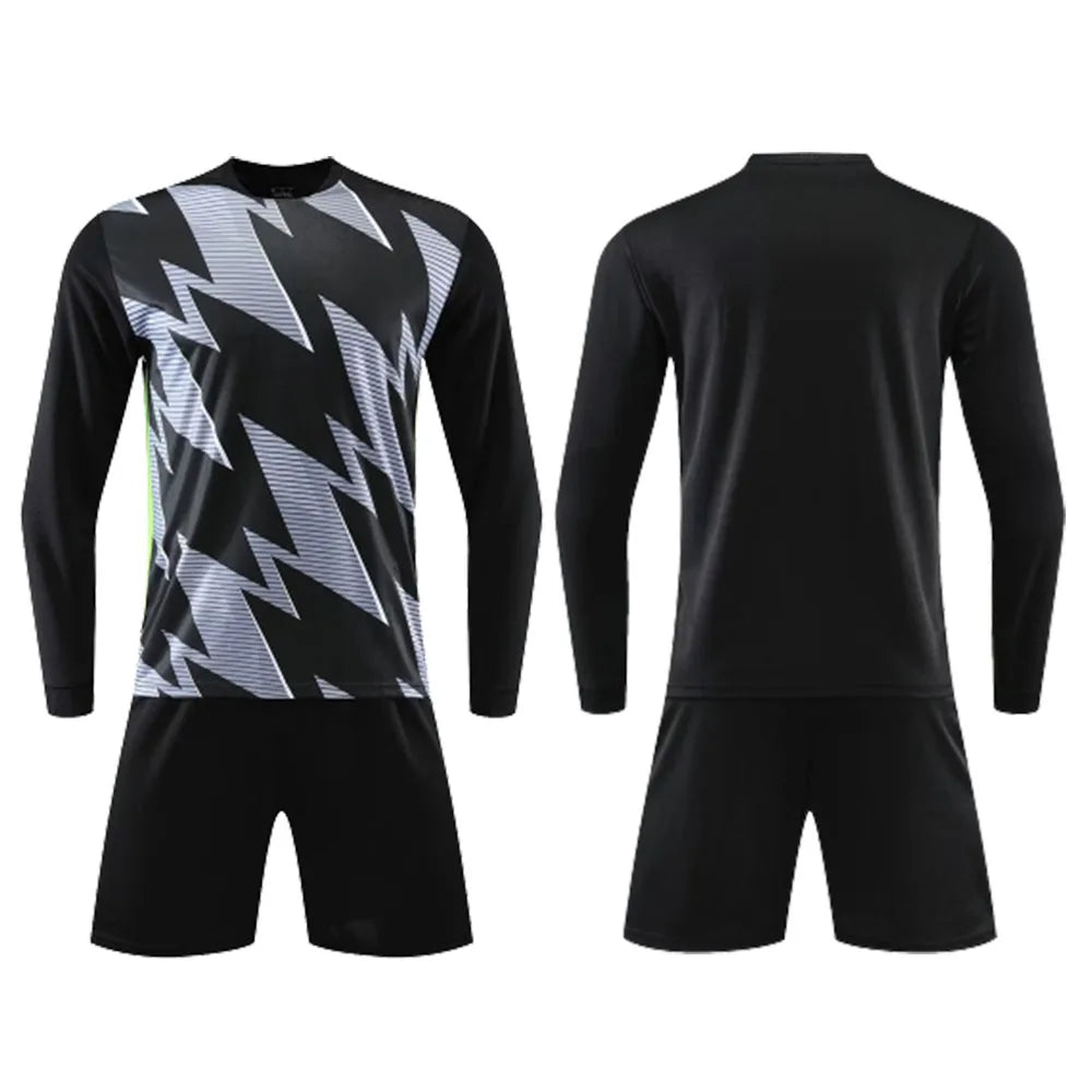 Mens Womens Kids Long Sleeve Football Jersey Set Team Soccer Training Match Sports Uniform Suit The Clothing Company Sydney