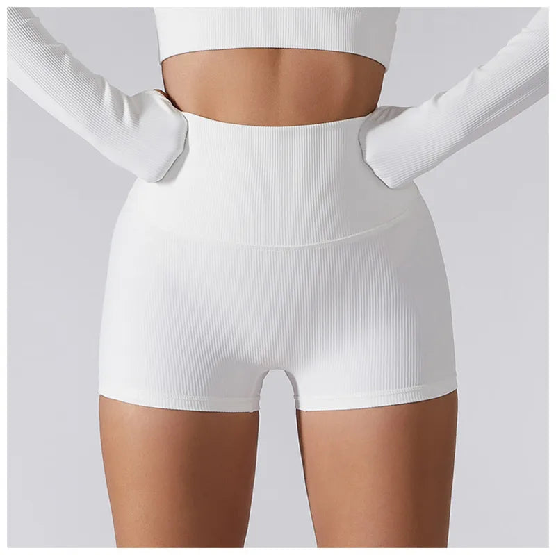 Seamless Yoga Set Gym Suits With Shorts Crop Top Bra Women's Shorts 2 Piece Set Running Workout Outfit Fitness Clothing The Clothing Company Sydney