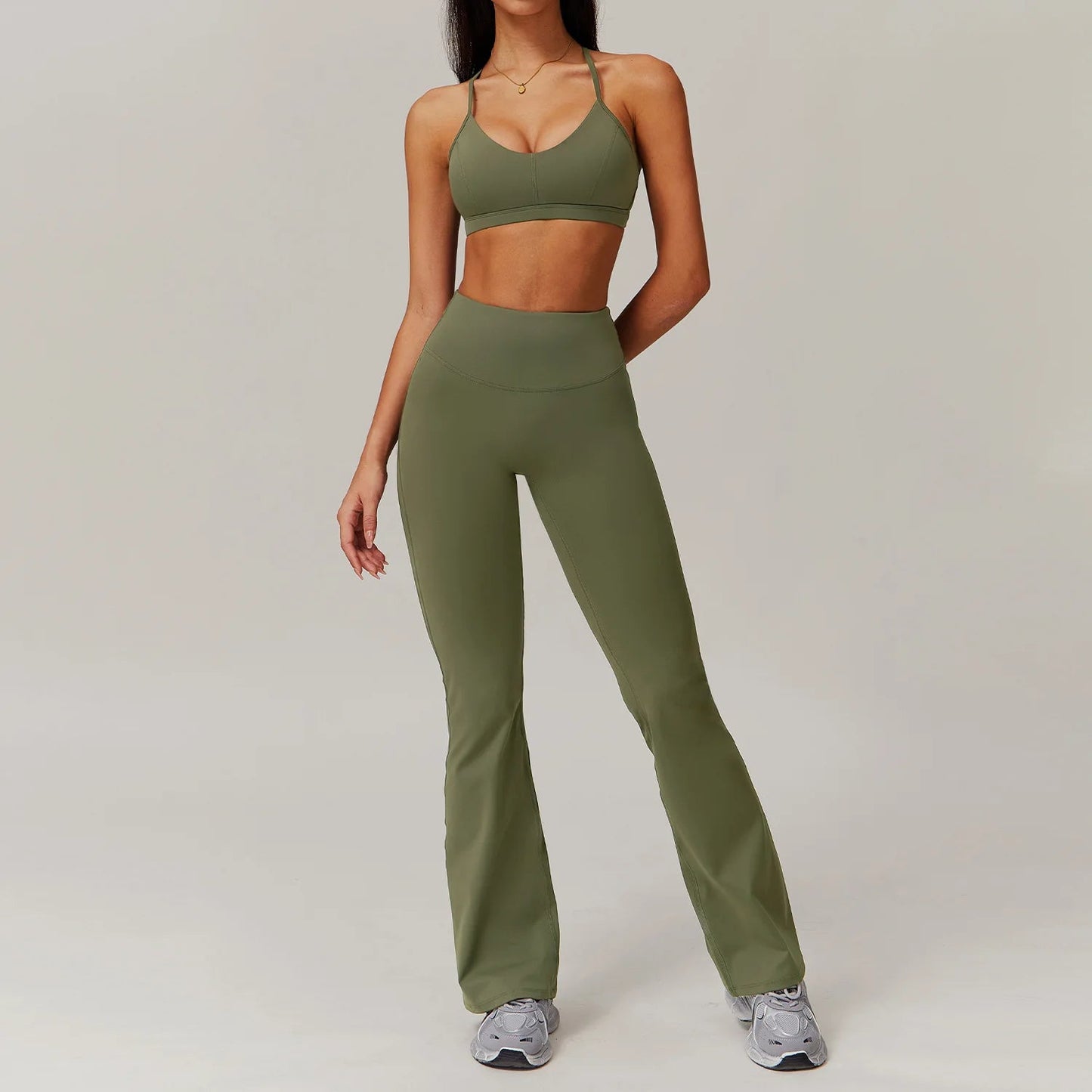 2 Piece Sportswear Yoga Set Gym Clothes Tracksuits Women's Fitness Set Athletic Wear Sports Bra Leggings Outfit The Clothing Company Sydney