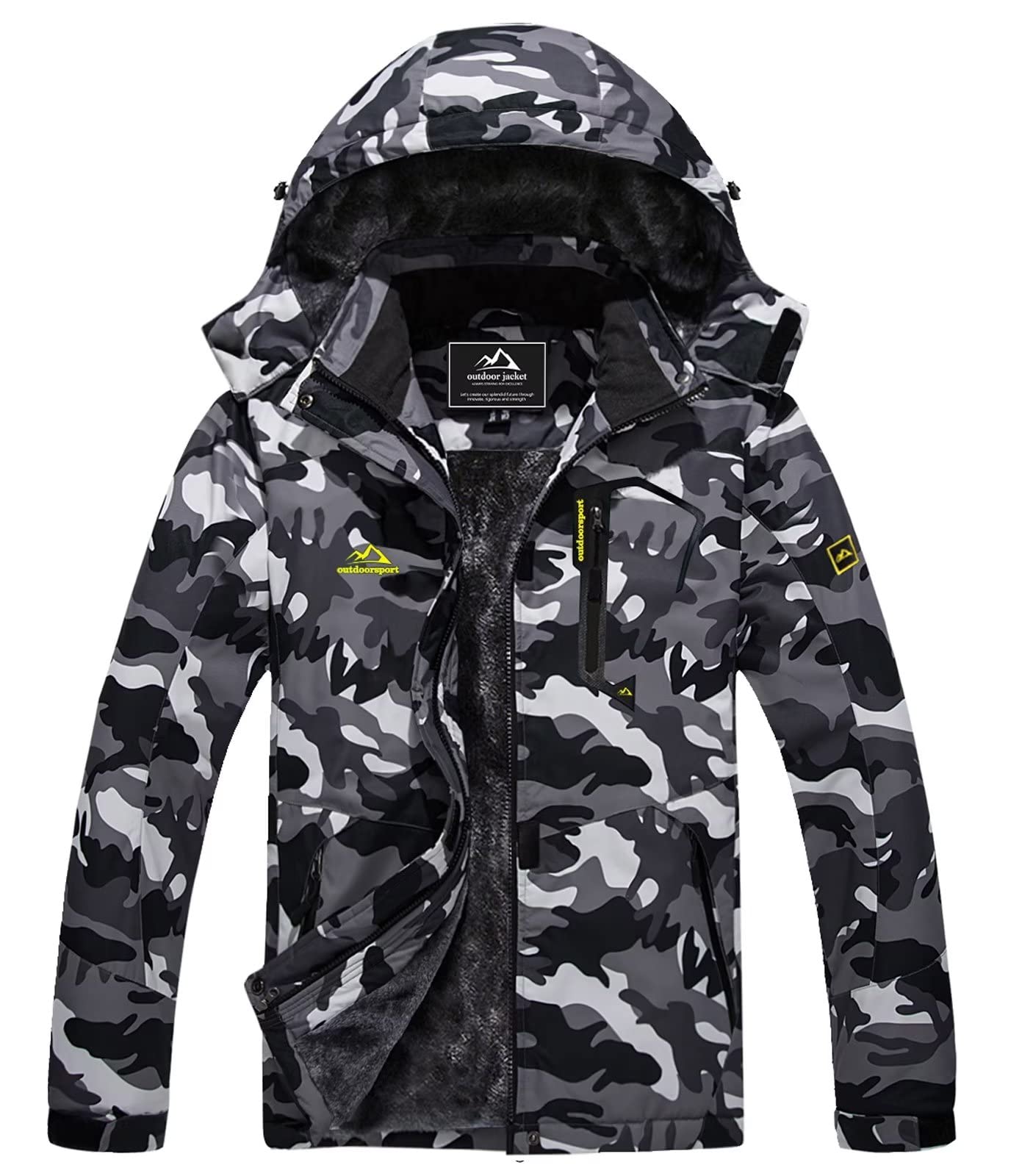 Winter Fashion Ski Snowboard Jacket Women's Thermal Fleece Waterproof Fish Casual Work Rain Jacket Coat Windbreaker Parka The Clothing Company Sydney