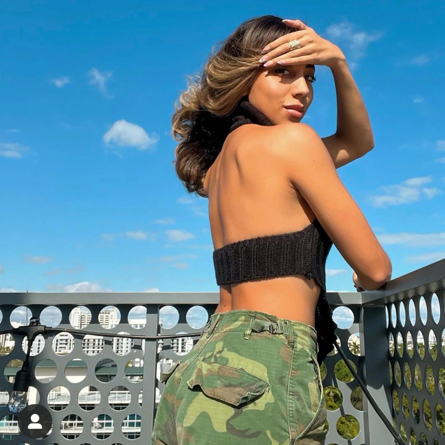 Fashion Knitted Turtleneck Crop Tops for Women Summer Sleeveless Backless Tanks Cropped Party Club Top The Clothing Company Sydney