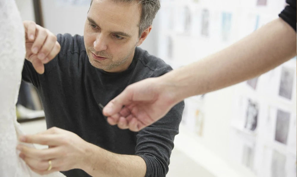 Round Neck Bride Dresses Classic Bright Satin Wedding Gowns New Graceful A-Line Customized Wedding Dress The Clothing Company Sydney