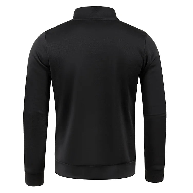 Men's Half Zipper Long Sleeve Pullover Turtleneck Sweater The Clothing Company Sydney