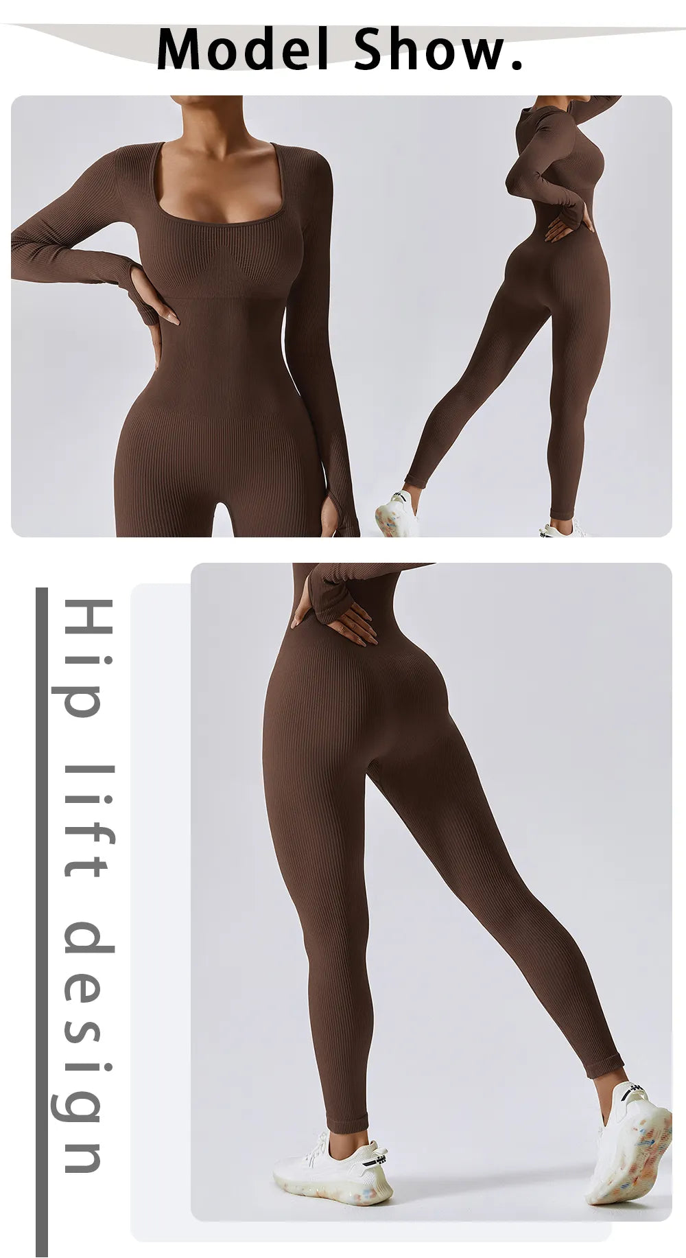 Women's tracksuit Yoga Set Yoga Jumpsuits One Piece Workout Long Sleeve Rompers Sportswear Gym Set Workout Clothes The Clothing Company Sydney