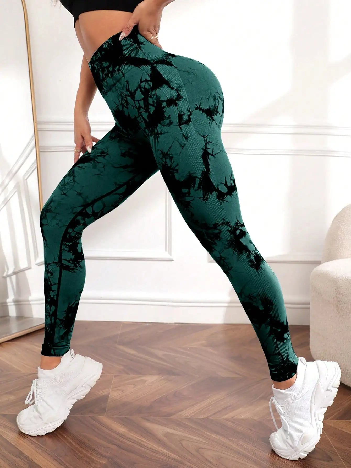 Tie Dye Yoga Pants Sport Leggings Women Seamless High Waist Push Up Tights Fitness Workout Gym Clothing The Clothing Company Sydney