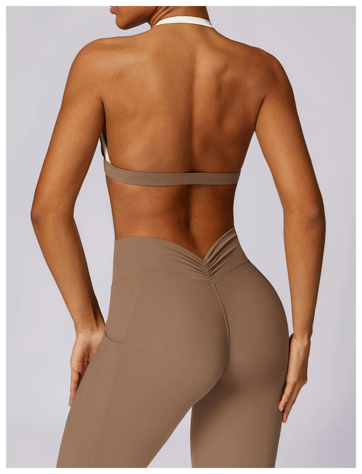 2 Piece Womens Tracksuit Yoga Set Workout Sportswear Gym Clothing Fitness Long Sleeve Crop Top High Waist Leggings Sports Suits - The Clothing Company Sydney