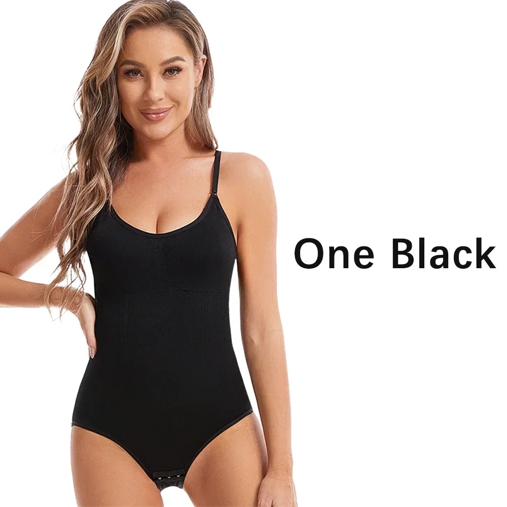 Women's Shapewear Seamless Full Body Shaper Smooth Out Bodysuit High Elastic Body Suits - The Clothing Company Sydney