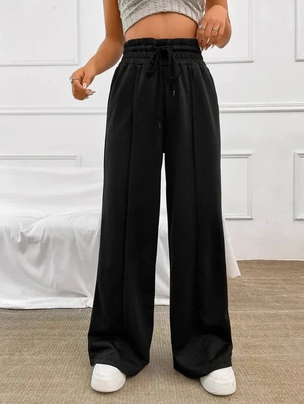 Women's Sports pants straight tube loose fitting pants wide leg pants outdoor dance casual pants The Clothing Company Sydney