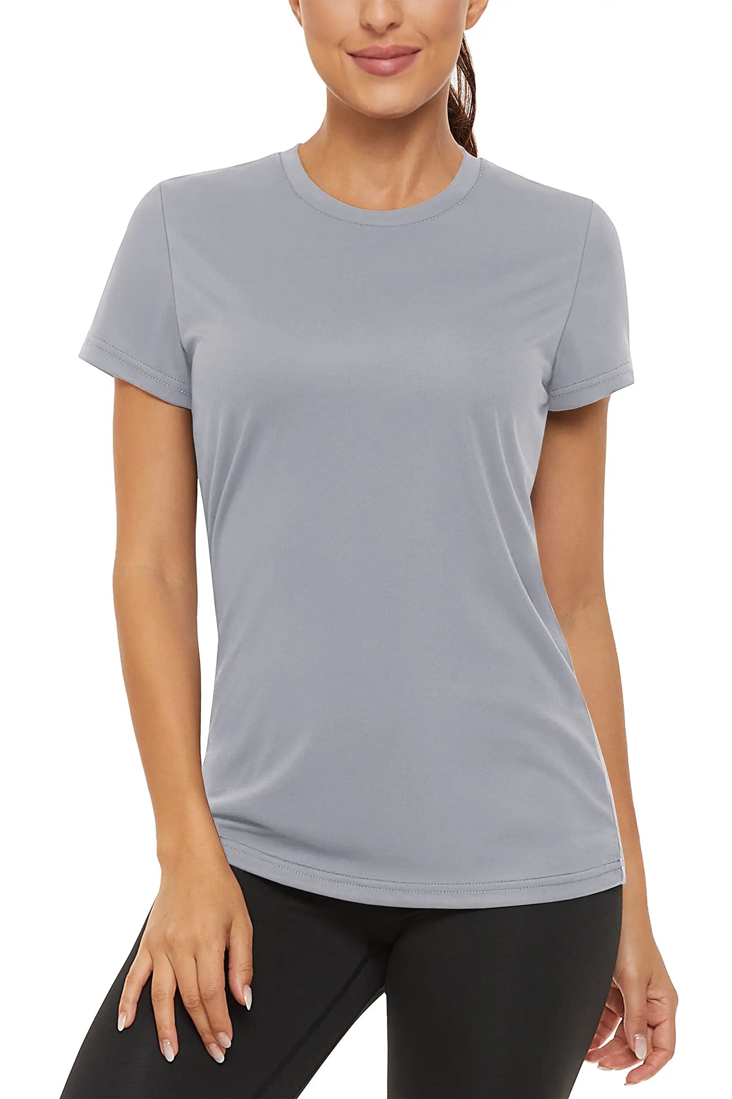 Summer Casual T-shirts UPF 50+ Quick Dry Womens Skin Sun Protection T-shirt Outdoor Running Swim Athletic T shirts Tops - The Clothing Company Sydney