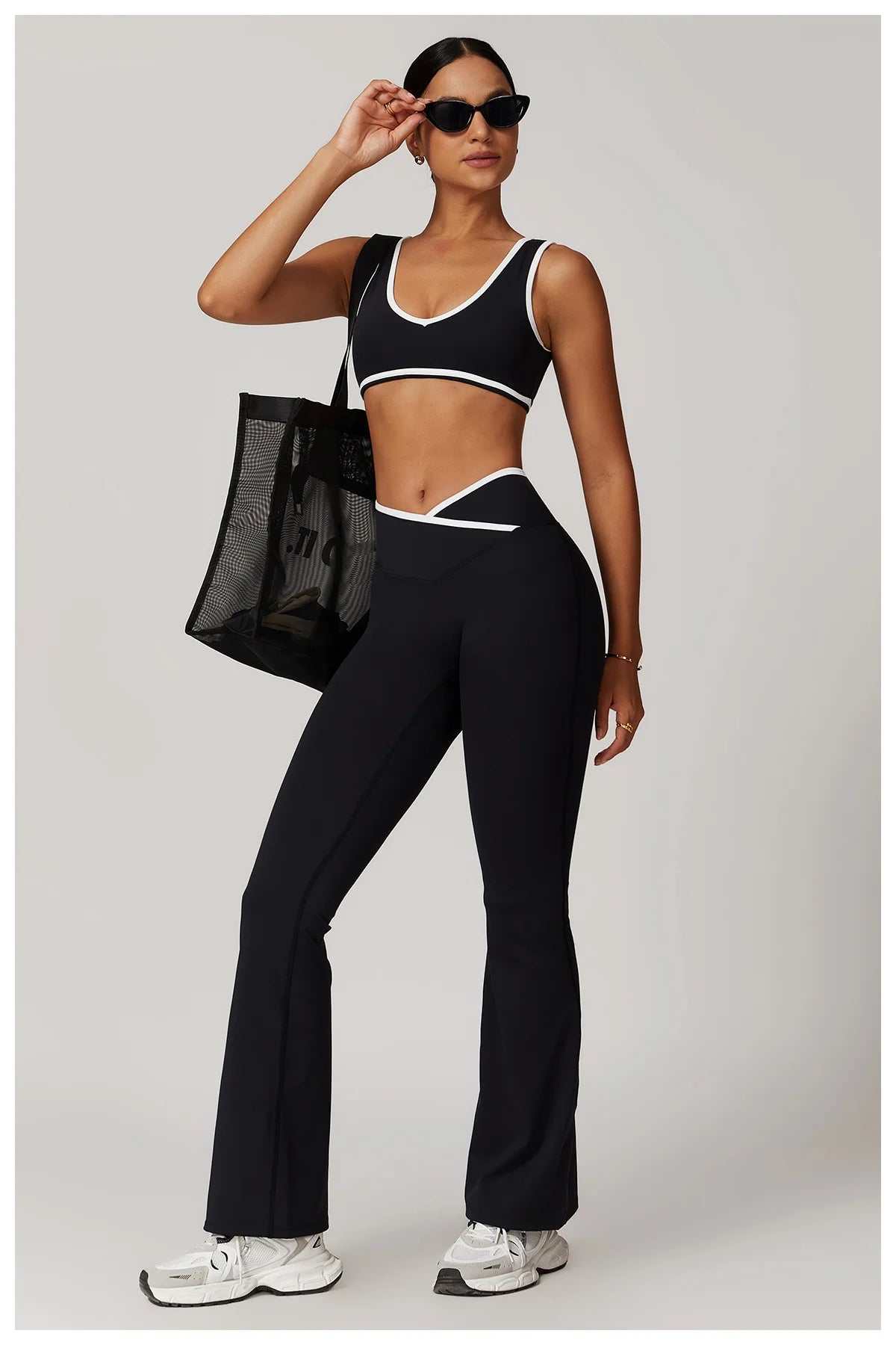 2 Piece Yoga Set Women's Workout Outfits Fitness Sportswear Gym Tracksuit High Waist Leggings Sports Bra Athletic Wear The Clothing Company Sydney