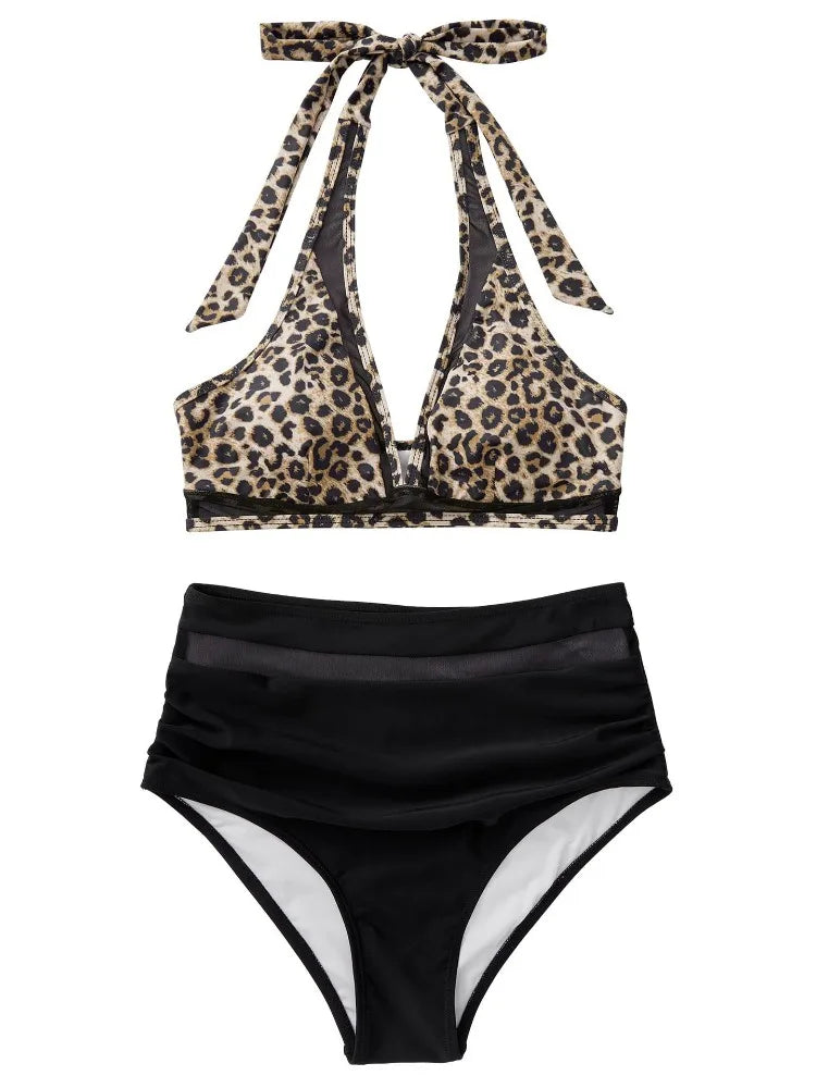 High Waist Push Up Swimsuit Women Black Beachwear Swimwear Adjustable Bathing Suit Bikini Set The Clothing Company Sydney