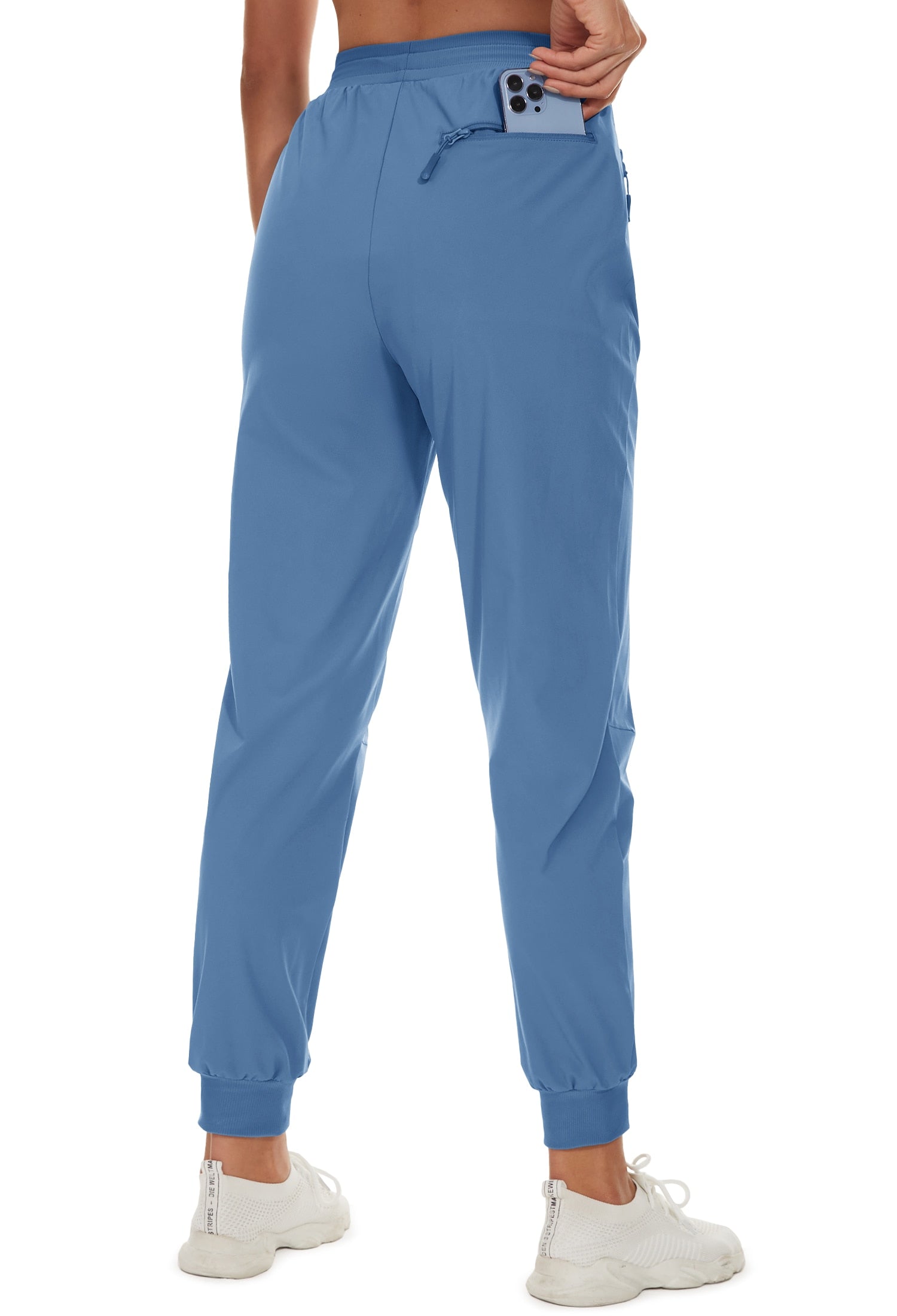 Quick Dry Hiking Pants Women's Casual Long Pants Elastic Waist Zipper Pocket Athletic Trousers Running Workout Bottoms The Clothing Company Sydney