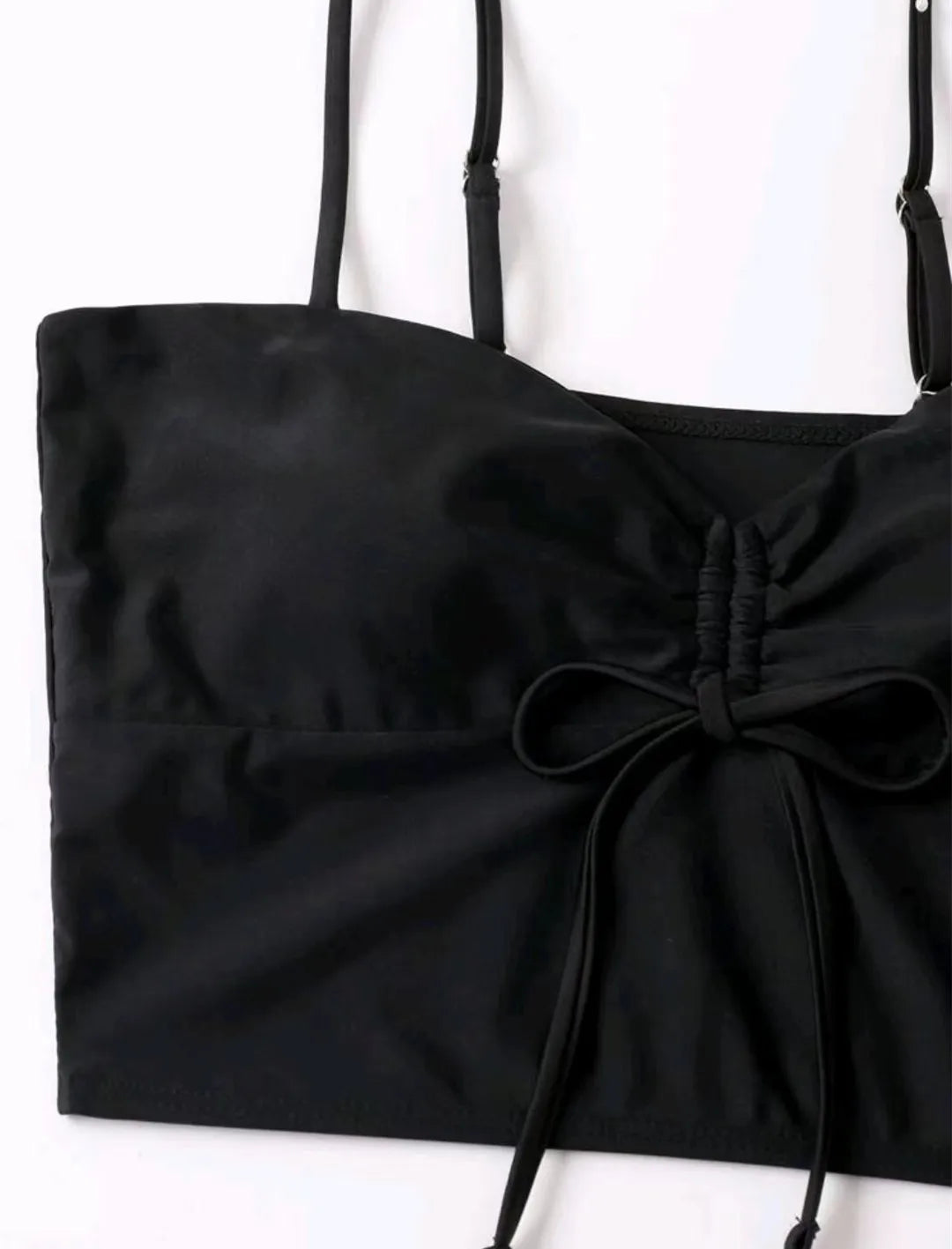 2 Piece Drawstring Front Shorts Bikinis High Waist Swimsuit Women Swimwear Bathers Bathing Swimming Swim Suit Beachwear - The Clothing Company Sydney