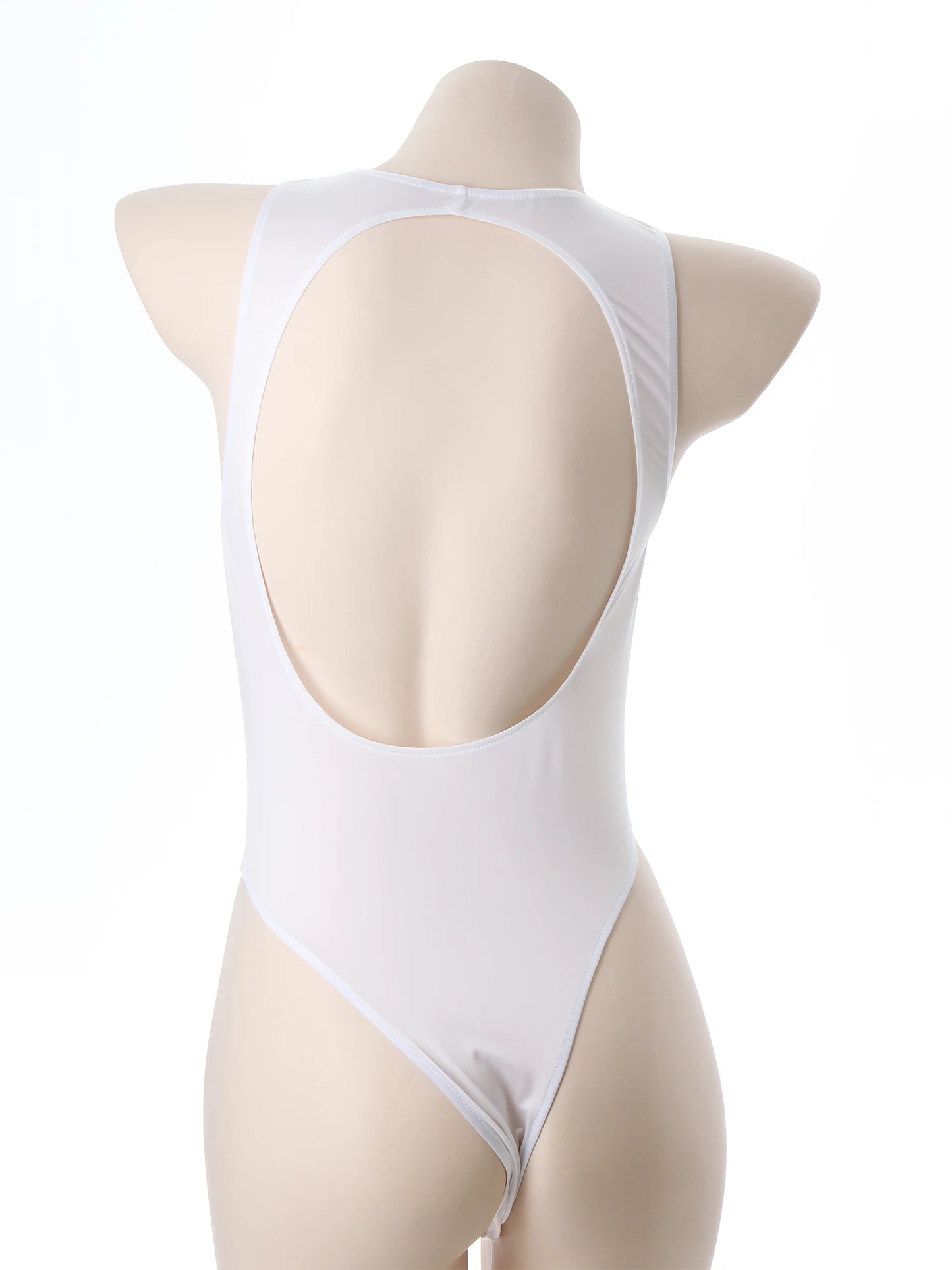 One Piece Womens Bodysuit High Cut Tight Monokini Summer Swimsuit Party Romper Swimwear - The Clothing Company Sydney