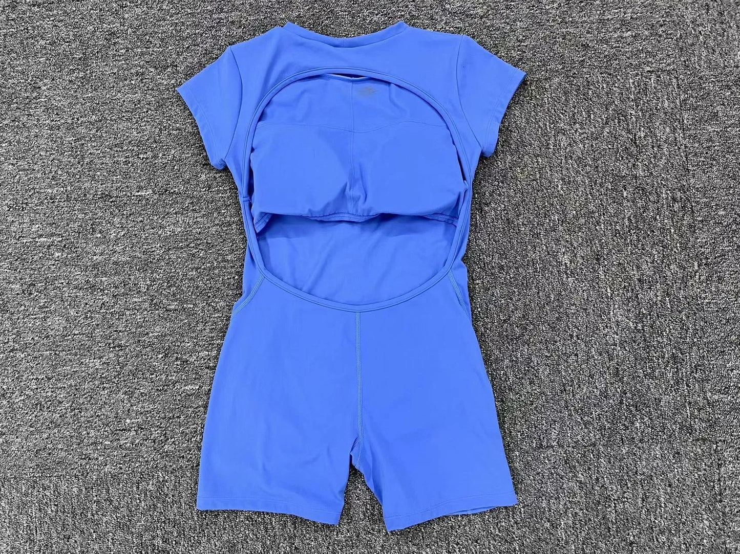 Backless Jumpsuit Gym Workout Yoga Women's Dance Fitness One Piece Sports Jumpsuit With Pads Playsuit - The Clothing Company Sydney