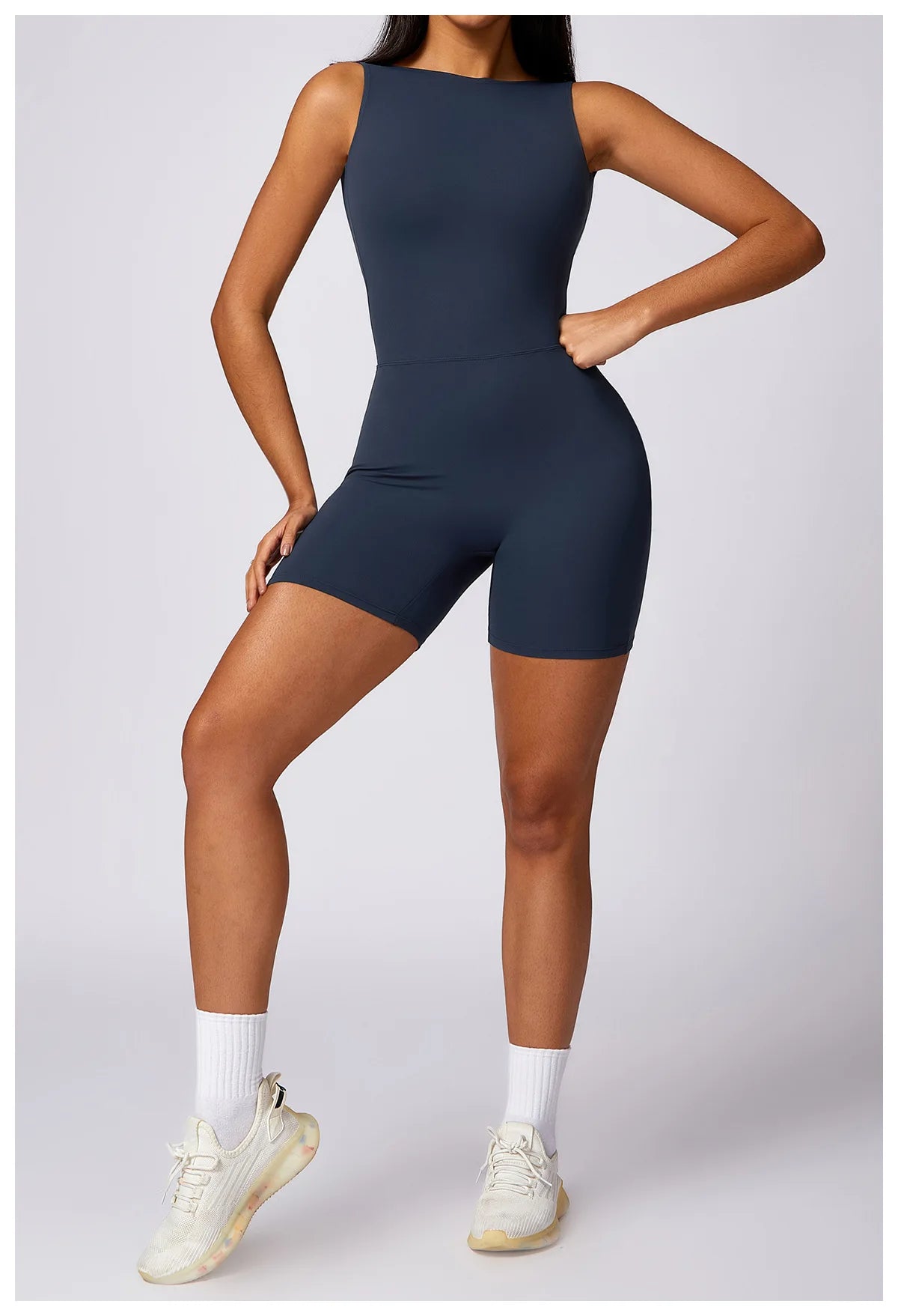 Women Clothes Training Yoga Sportswear Sports Jumpsuit Fitness Rompers Female Push Up Workout Bodysuits Playsuit Set - The Clothing Company Sydney