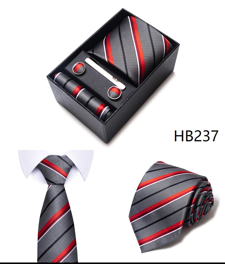 7.5 cm Business Ties Hanky Cufflink Set Tie Clips Green Necktie Corbatas For Men Wedding In Gift Box The Clothing Company Sydney
