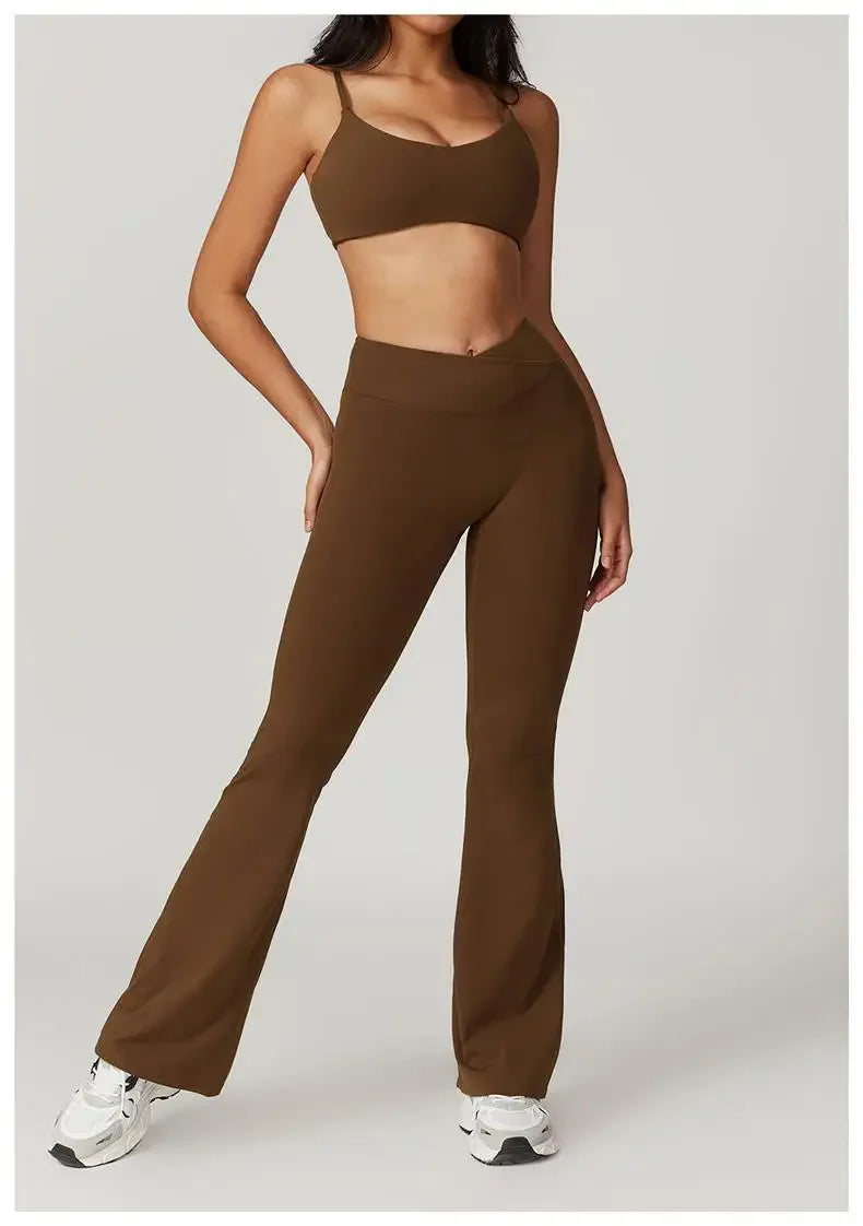 Quick-Dry Yoga 2 Piece Suit Outer Wear Running Sports Short Sleeves Women's Backless Fitness Wear Green Gym Clothing The Clothing Company Sydney