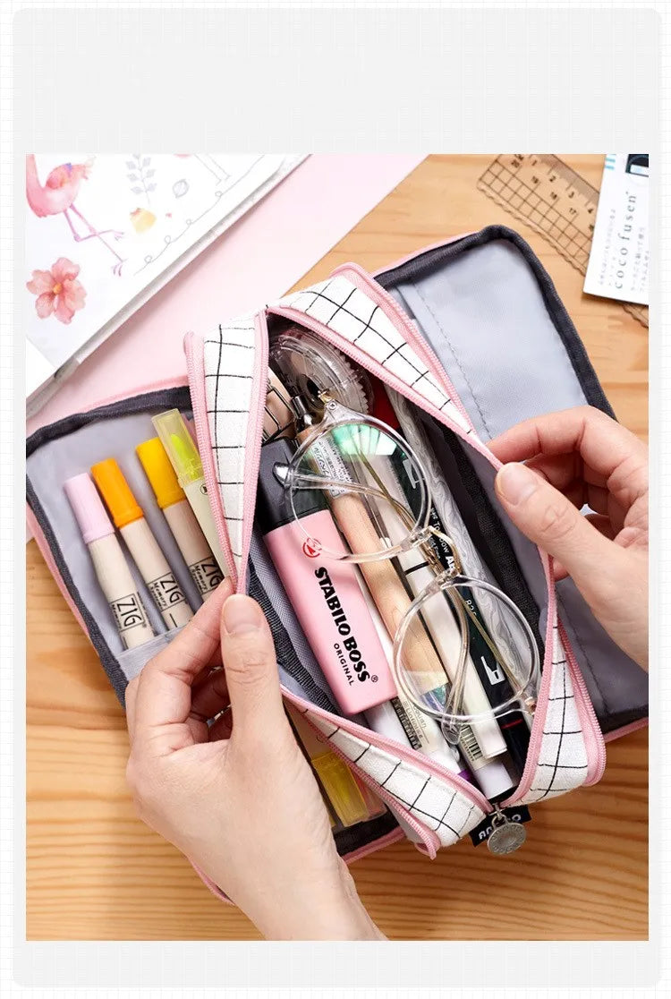 Large Capacity Pencil Case Cute Pencil Cases Student Pen Case Big School Supplies Stationery Pencil Bags Box Pencil Pouch The Clothing Company Sydney