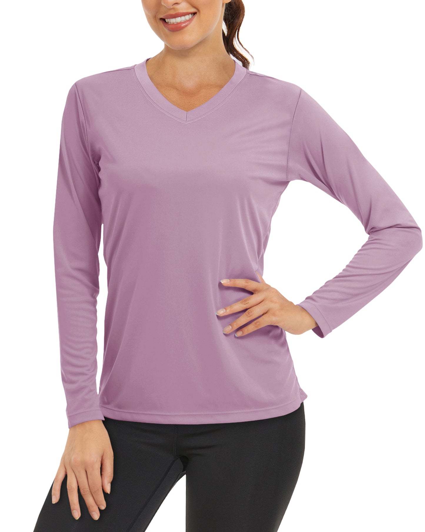 Summer Sun Protection Shirts UPF 50+ Womens Long Sleeve V Neck Shirts Lightweight Quick Dry Tee Shirts Outdoor Pullover The Clothing Company Sydney
