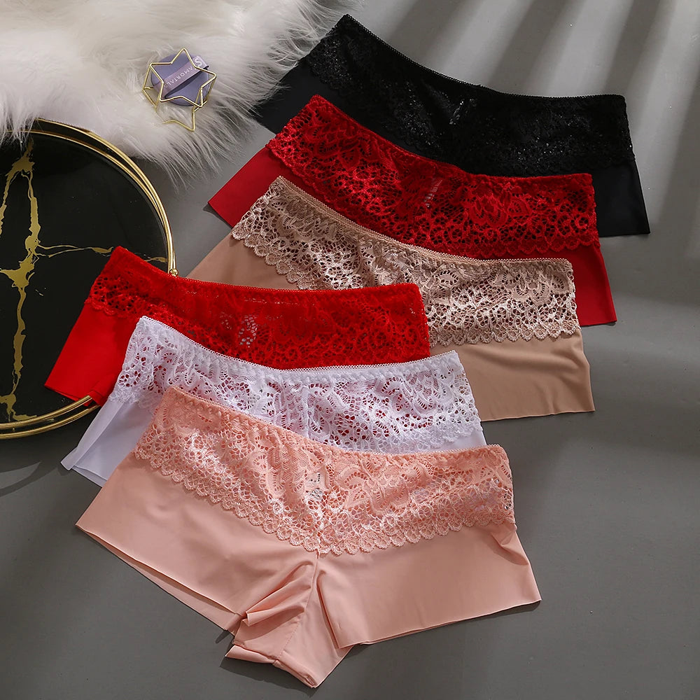 Women's Boxers Lace Panties Perpective Seamless Underwear Elasticity Breathable Shorts Lingerie The Clothing Company Sydney