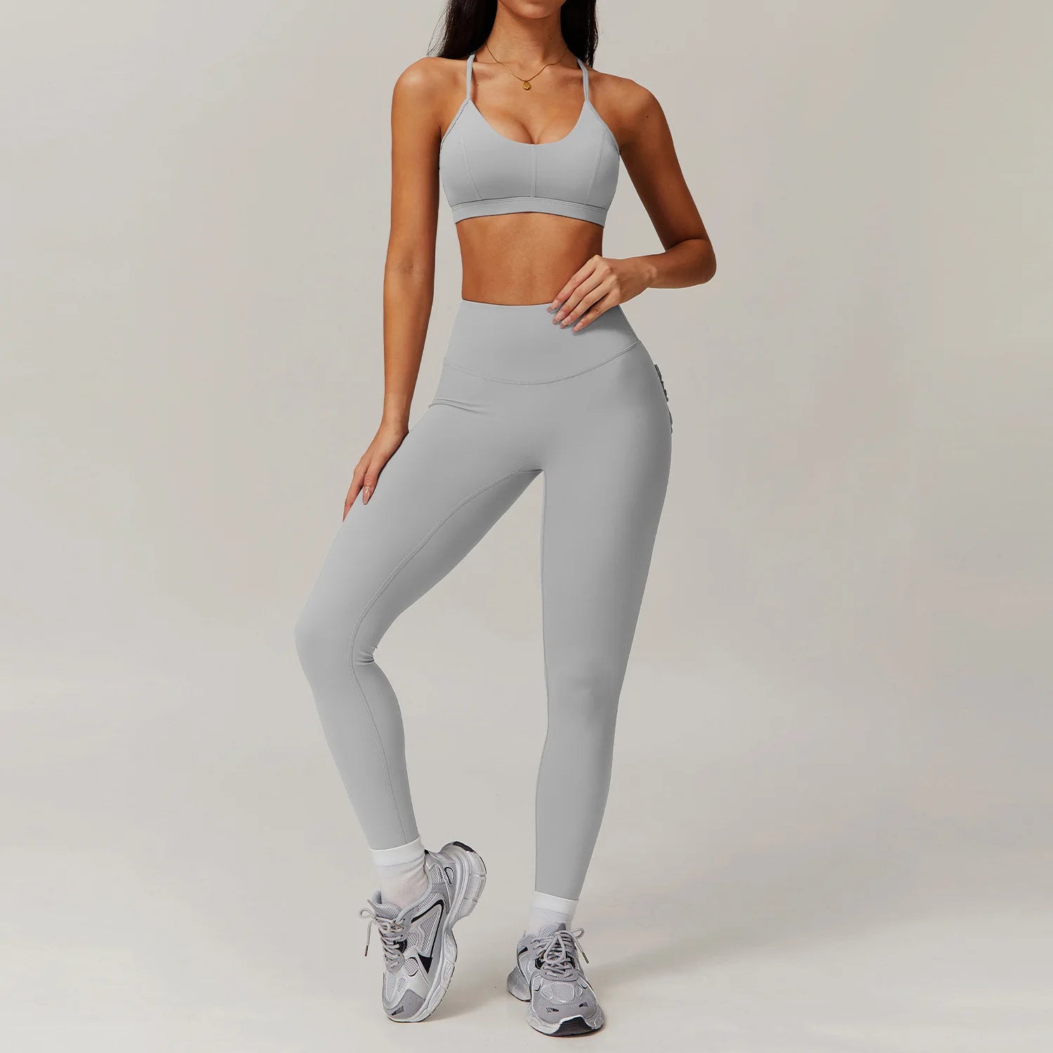 2 Piece Sportswear Yoga Set Gym Clothes Tracksuits Women's Fitness Set Athletic Wear Sports Bra Leggings Outfit The Clothing Company Sydney
