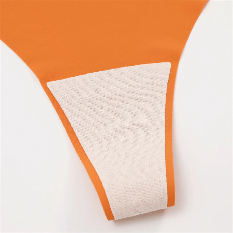 3 Pack Women Ice Silk Seamless Underpants Panties V-Waist Sport Thongs Low Rise Breathable G-string Underwear - The Clothing Company Sydney