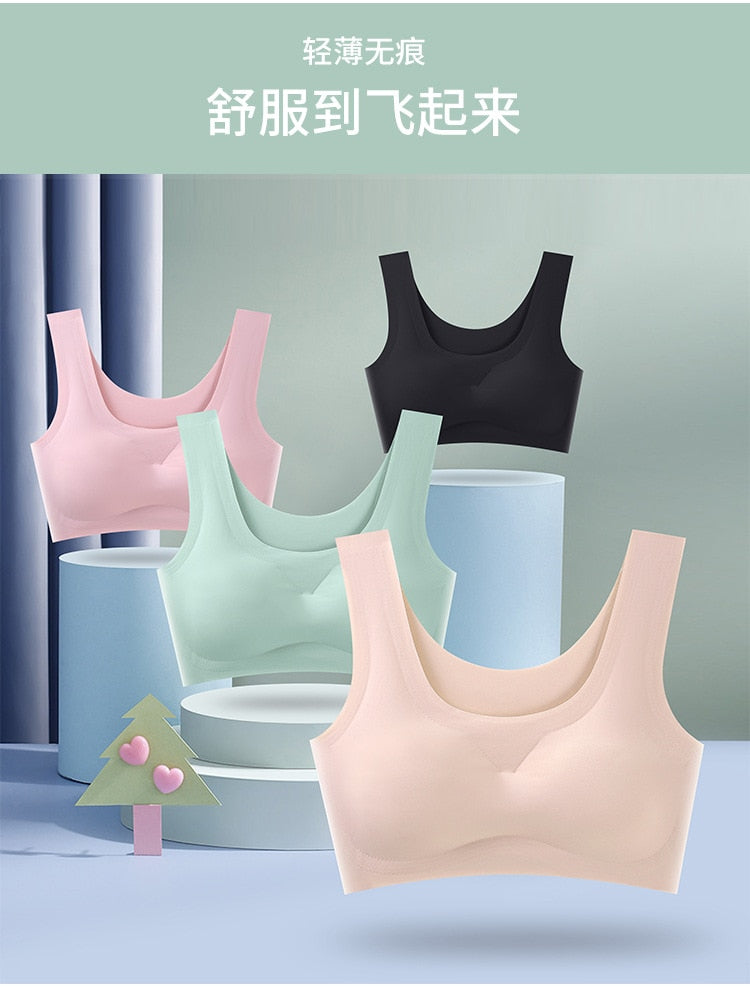 Ice Silk Bras Push Up Sports Bralette Emulsion Pad Sleep Bralette Lingerie Underwear The Clothing Company Sydney