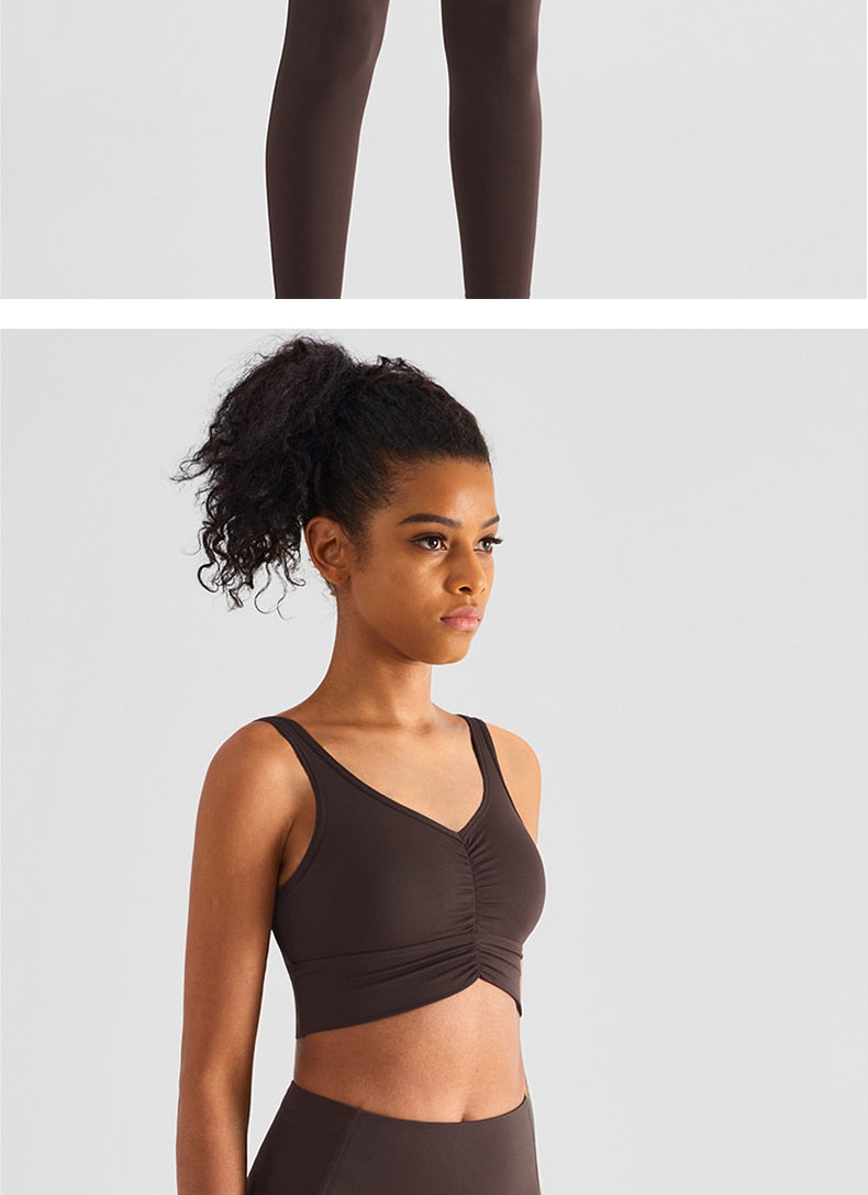 Workout Clothes Yoga Set Two Piece Gym Sport Bra With High Waist Leggings Crop Top Sport Set Women's Outfits The Clothing Company Sydney