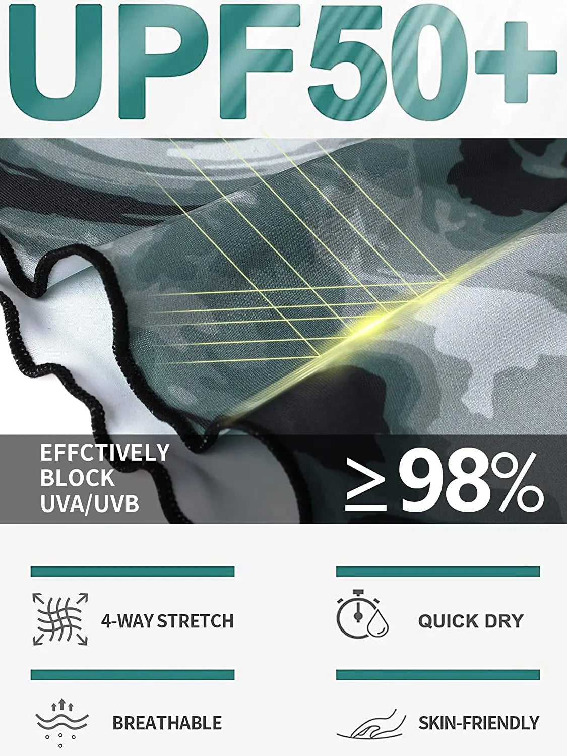 Women's Long Sleeve Rash Guard Shirts Swimwear Rash Guard Top Surf Top Tie Dye Printing Close-fitting Shirt UPF 50+ Top - The Clothing Company Sydney