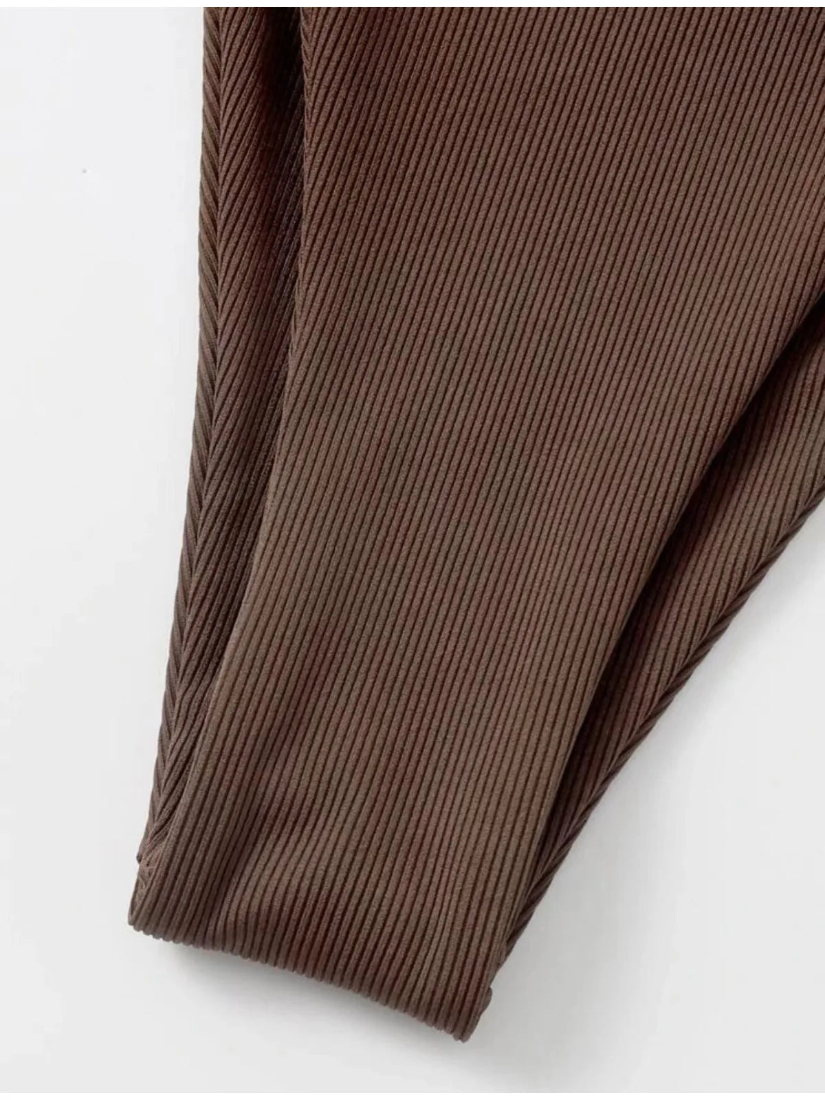 2 Piece Bathing Suit Ribbed Backless Pads Women Bikini Set Halter Triangle Bra Side Tie Thong Swimwear Set - The Clothing Company Sydney