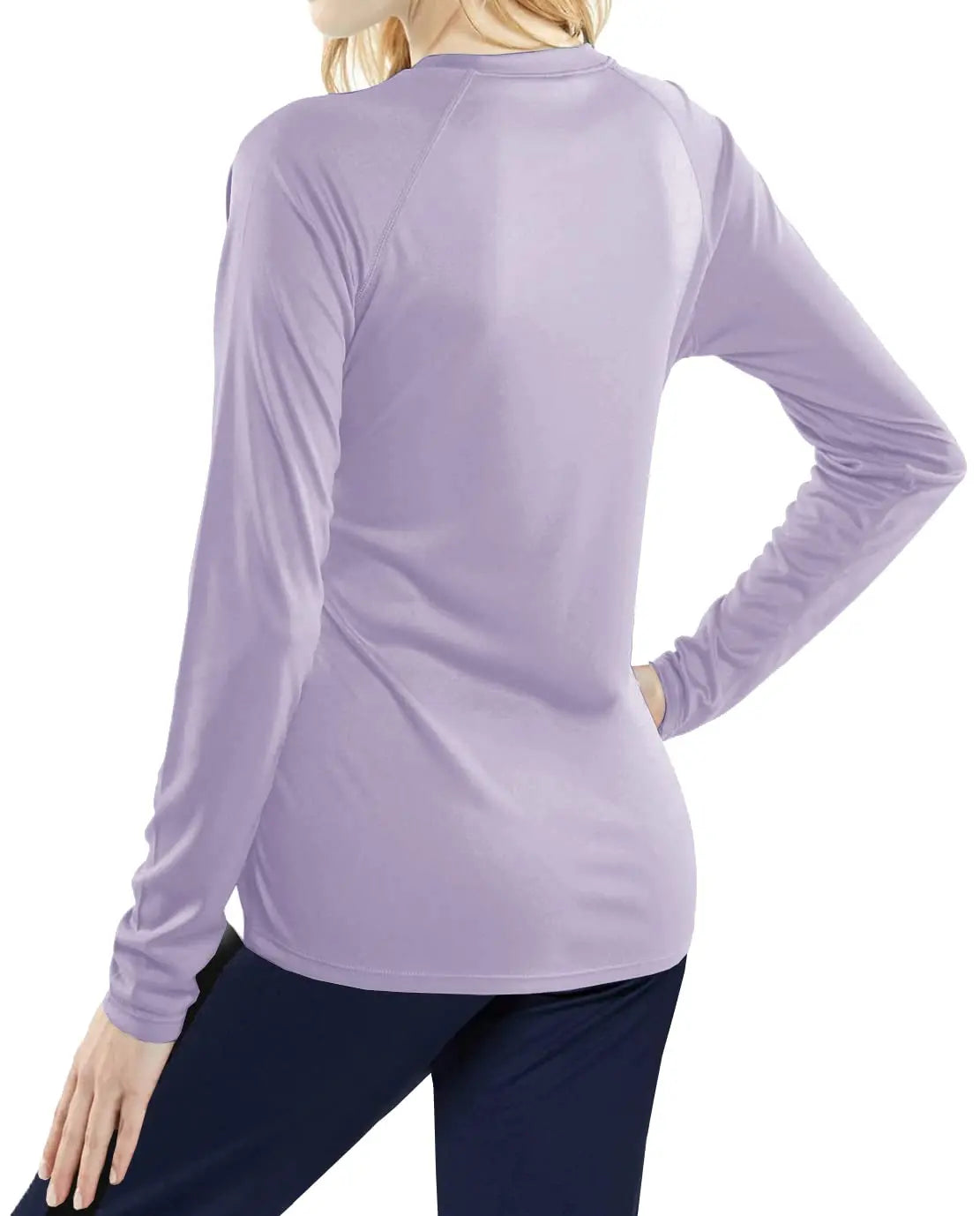 UPF 50+ Sun Skin Protection Quick Dry T-Shirts Women's Long Sleeve Outdoor Performance Tee Shirts Summer Casual Tops - The Clothing Company Sydney