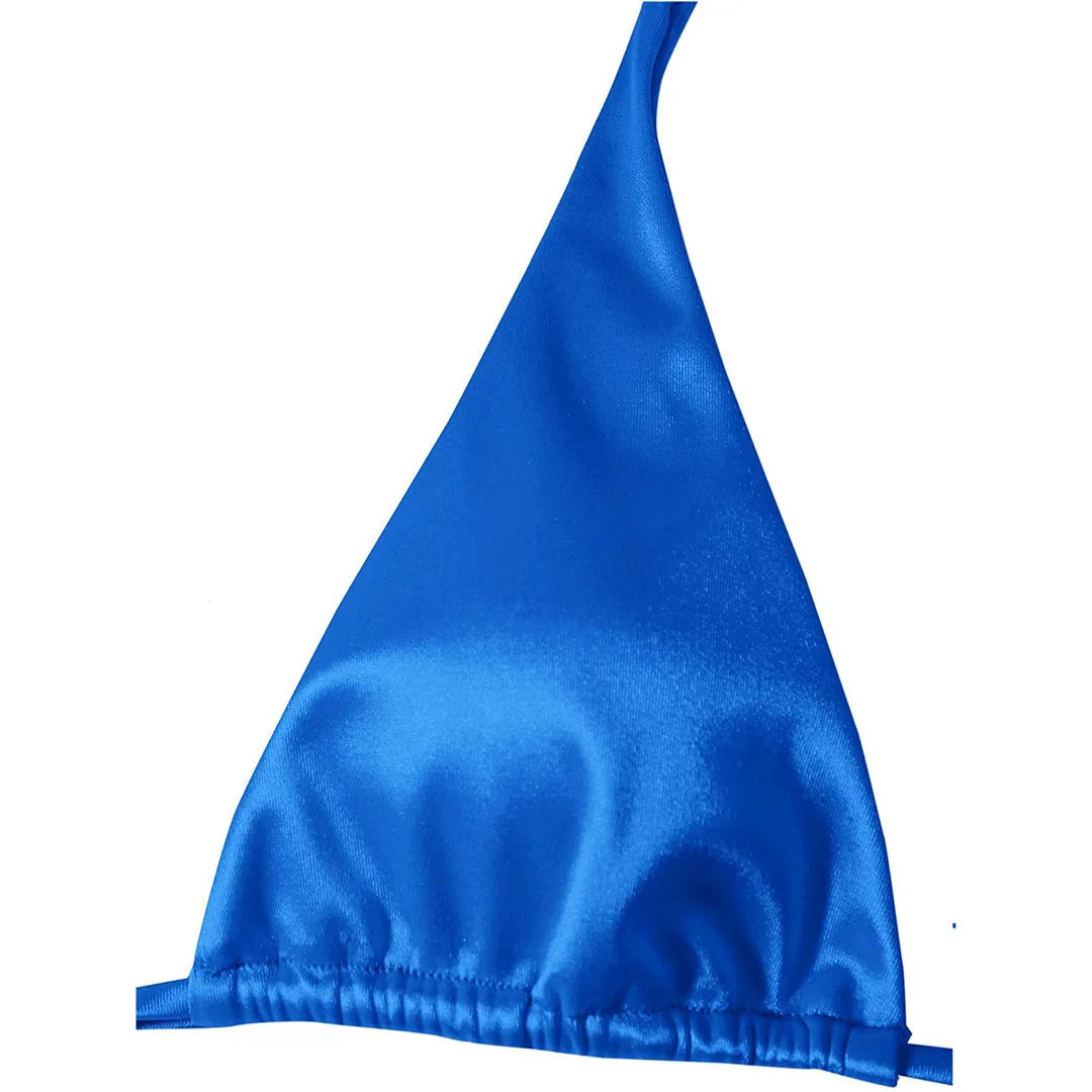 Halter Satin Brazilian Bikini Women Swimwear Female Swimsuit Two-piece Bikini set Bather Bathing Suit The Clothing Company Sydney