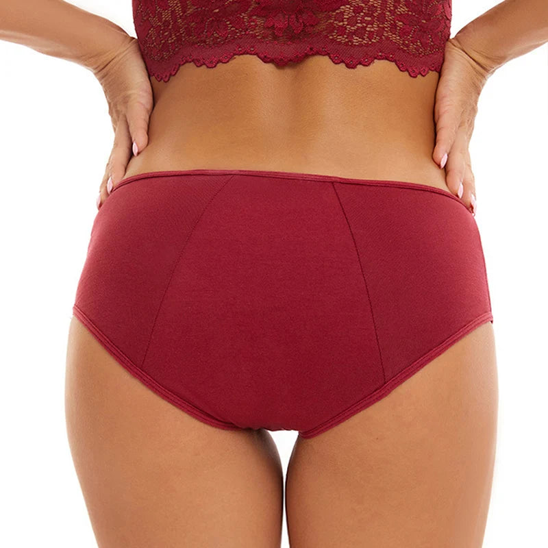Menstrual Period Underwear for Women Mid Waist Postpartum Ladies Panties Menstrual Leak proof Bikini Bottoms Briefs The Clothing Company Sydney