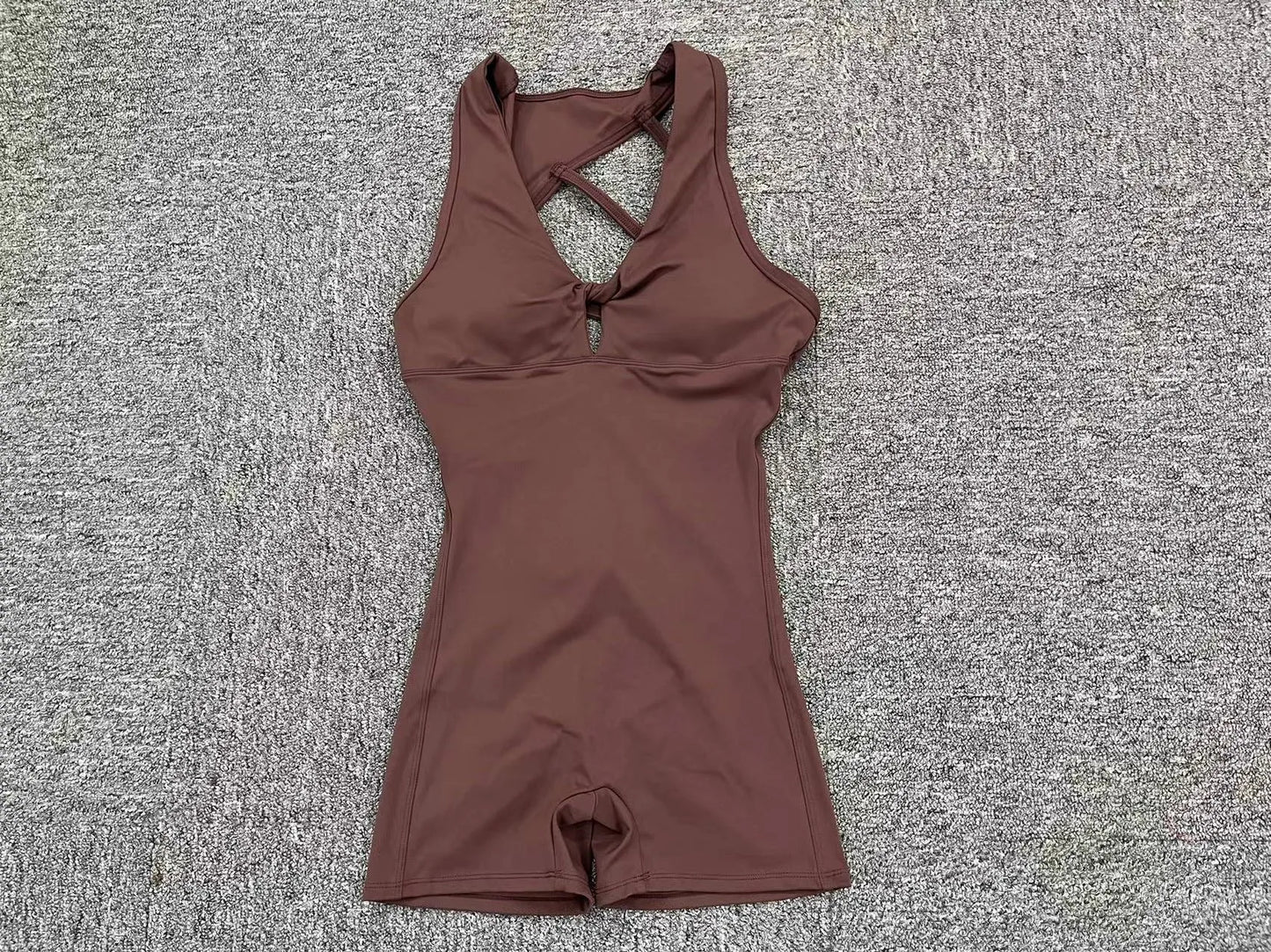 Women's Padded Jumpsuit Sport Yoga Set Bodysuit Fitness Wear Gym Sportswear High Elastic Workout Running Clothes - The Clothing Company Sydney