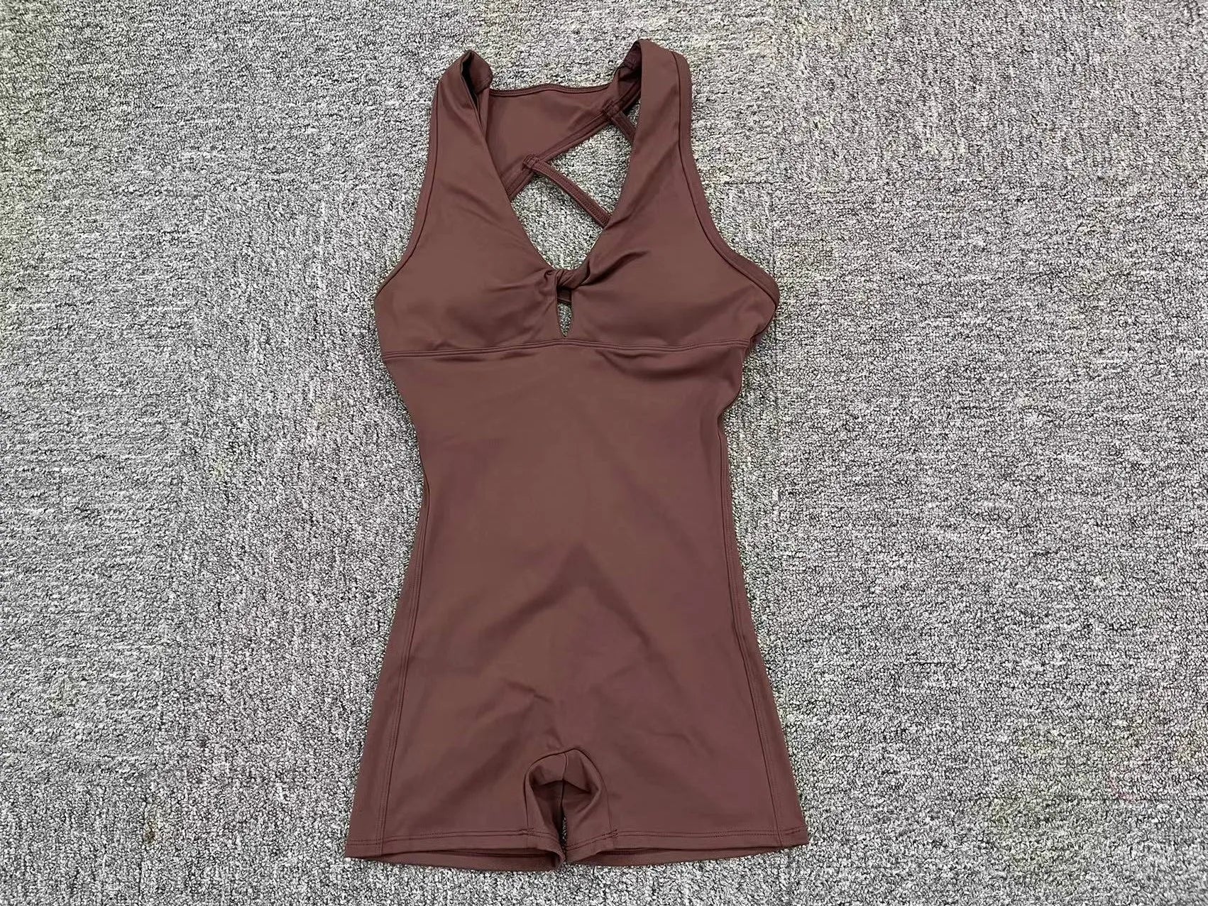 Women's Padded Jumpsuit Sport Yoga Set Bodysuit Fitness Wear Gym Sportswear High Elastic Workout Running Clothes - The Clothing Company Sydney
