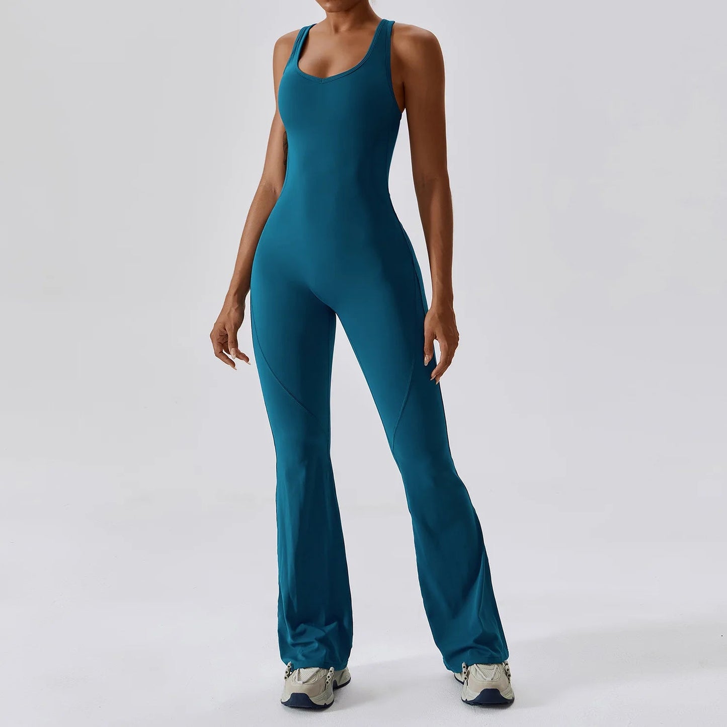 One Piece Yoga Jumpsuit Outfit Fitness Bodysuit Workout Clothes Sportwear Women's Buttock lifting Set Activewear The Clothing Company Sydney