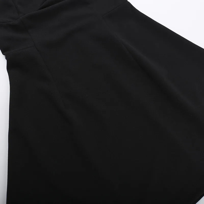 White Backless Patchwork Fashion Summer Elegant Party Mini Dress - The Clothing Company Sydney