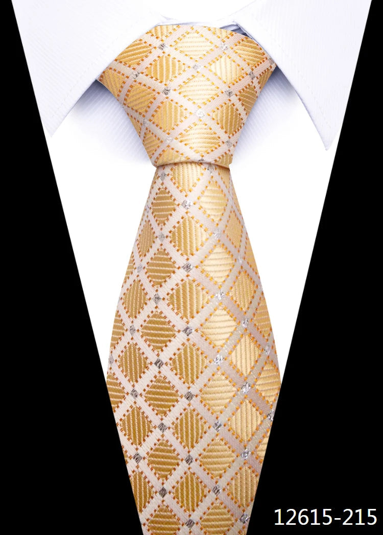 Men's Woven 8 cm Necktie Wedding Accessories Party Office Wear The Clothing Company Sydney