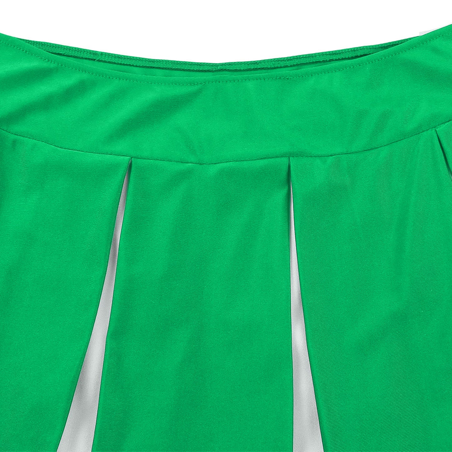 Women's Cheerleading Uniform Set Sleeveless Crop Top with Mini Pleated Skirt Cosplay Sports Stage Outfits - The Clothing Company Sydney