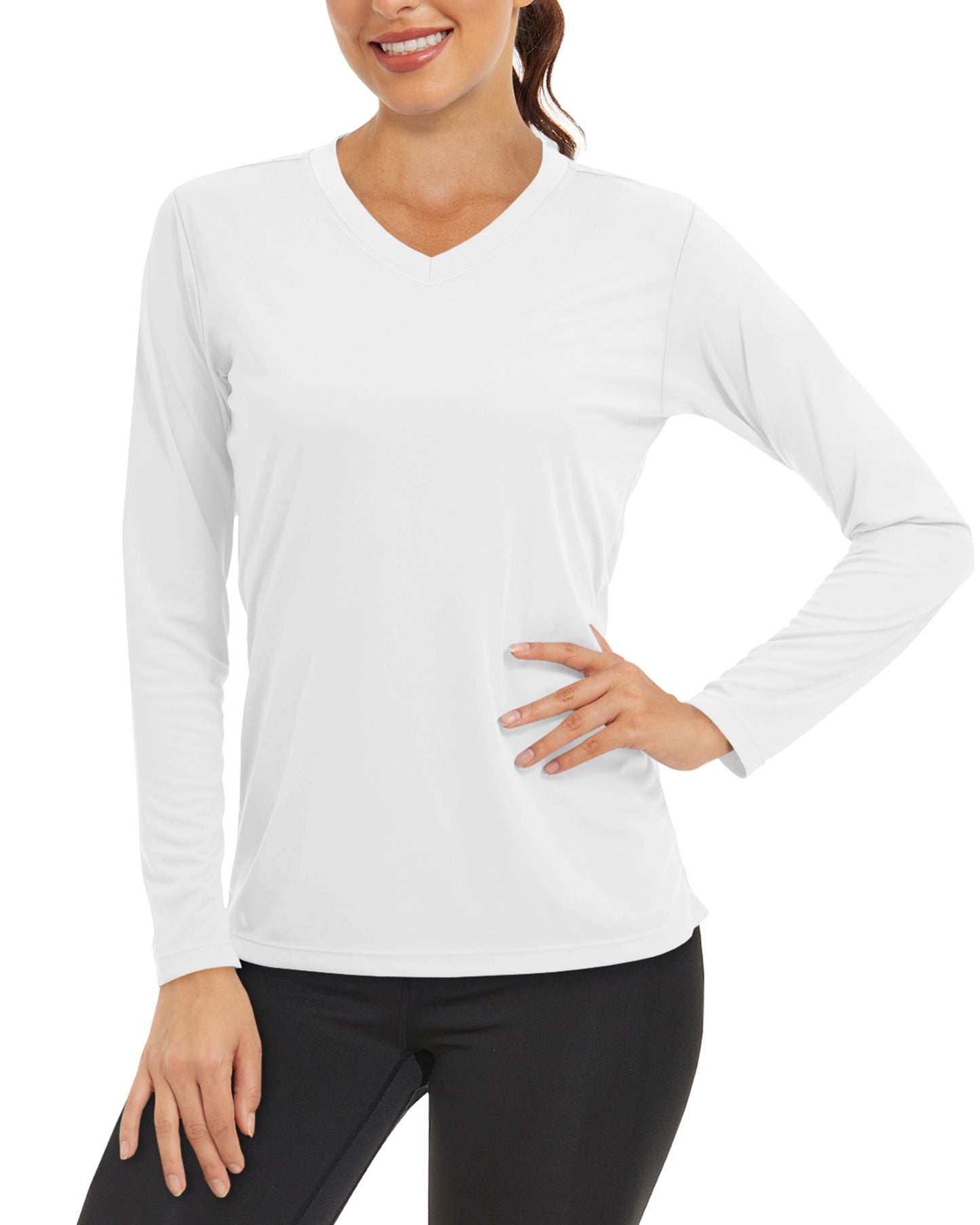 Summer Sun Protection Shirts UPF 50+ Womens Long Sleeve V Neck Shirts Lightweight Quick Dry Tee Shirts Outdoor Pullover The Clothing Company Sydney