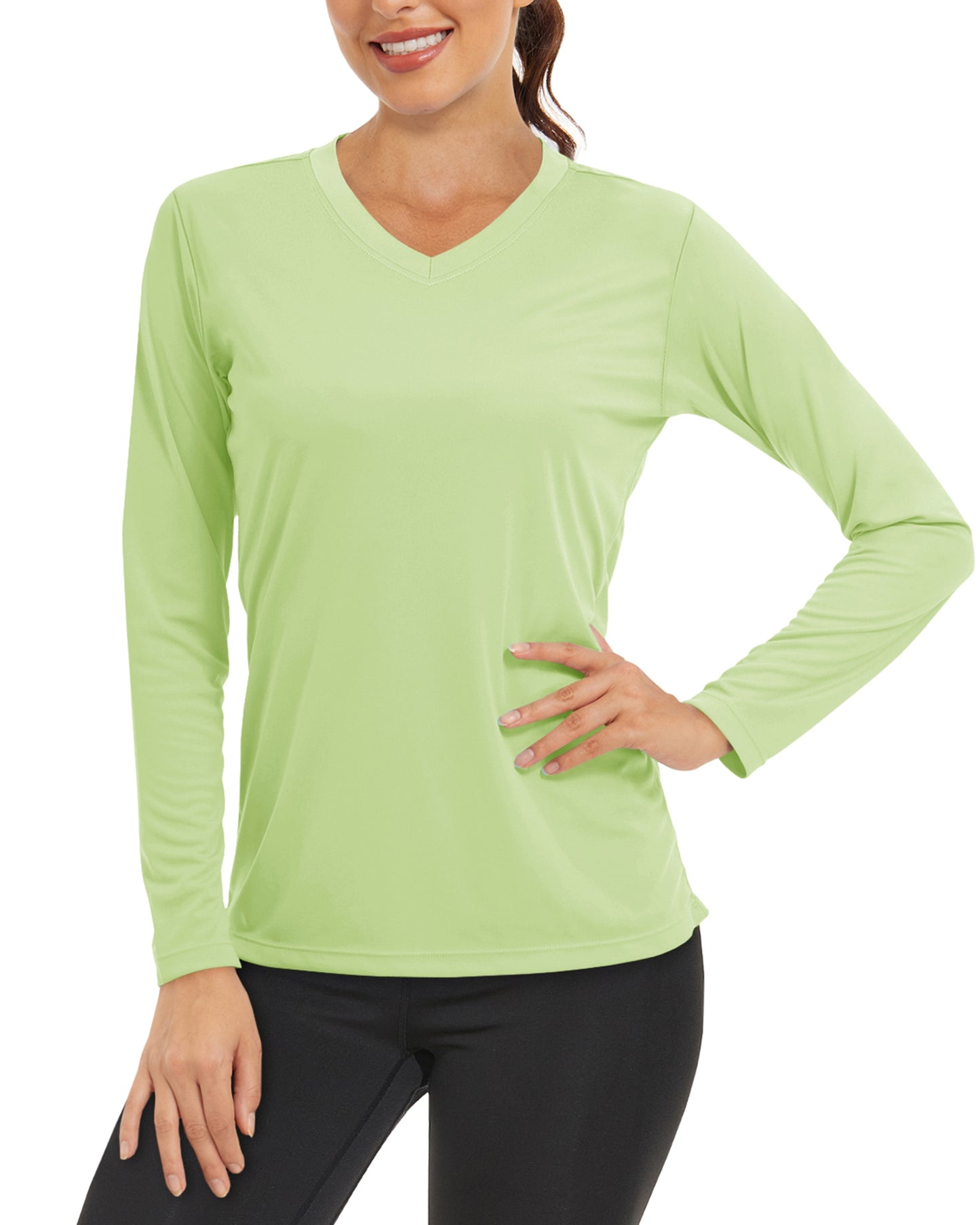 Summer Sun Protection Shirts UPF 50+ Womens Long Sleeve V Neck Shirts Lightweight Quick Dry Tee Shirts Outdoor Pullover The Clothing Company Sydney