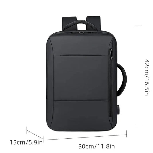 Large Backpack USB Charging Laptop Bagpack Waterproof Business Travel Cabin Hand Luggage Back Pack Bag - The Clothing Company Sydney