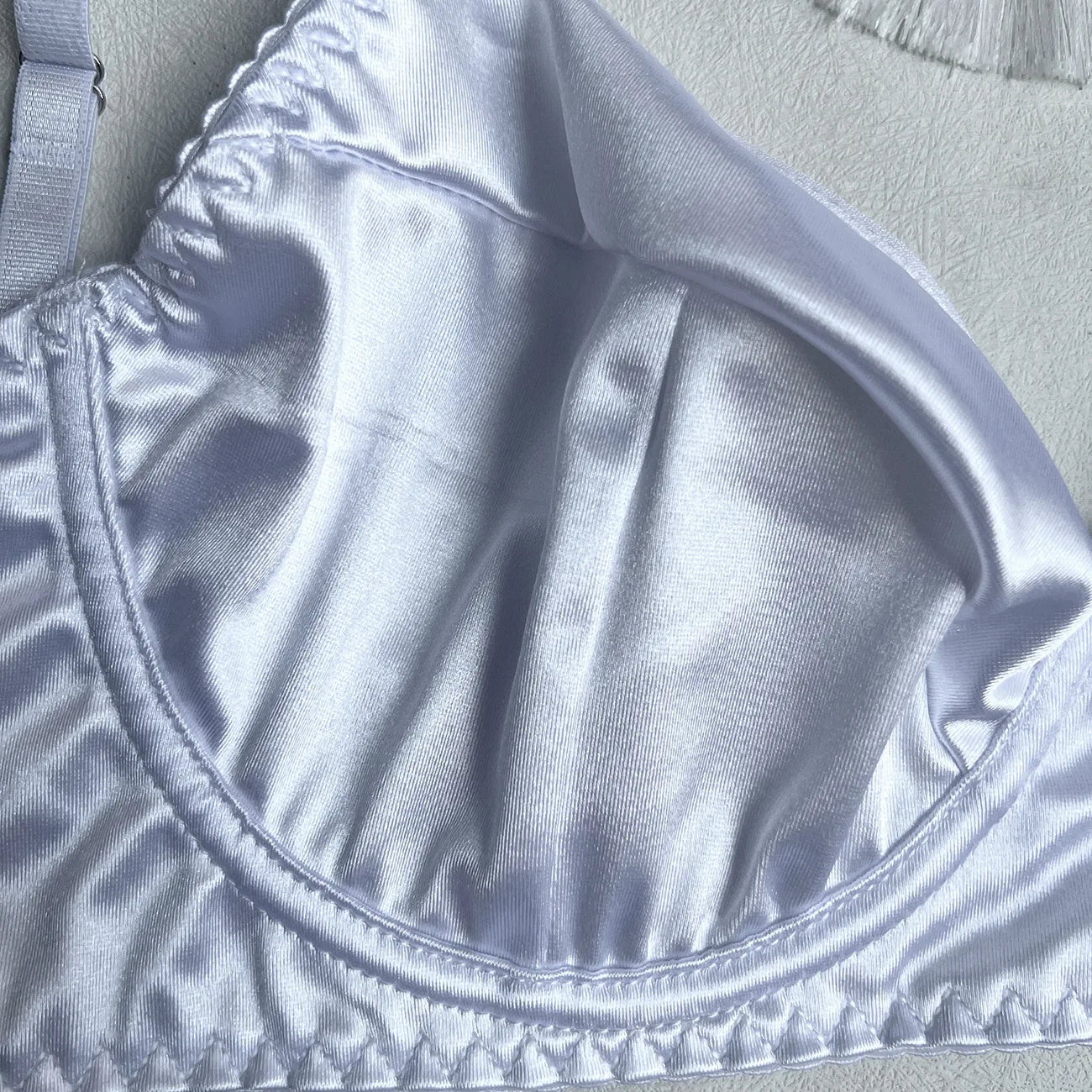 5 Piece Satin Lingerie Underwear Lace Seamless Intimate Skirt Bra And Briefs Outfit Set - The Clothing Company Sydney