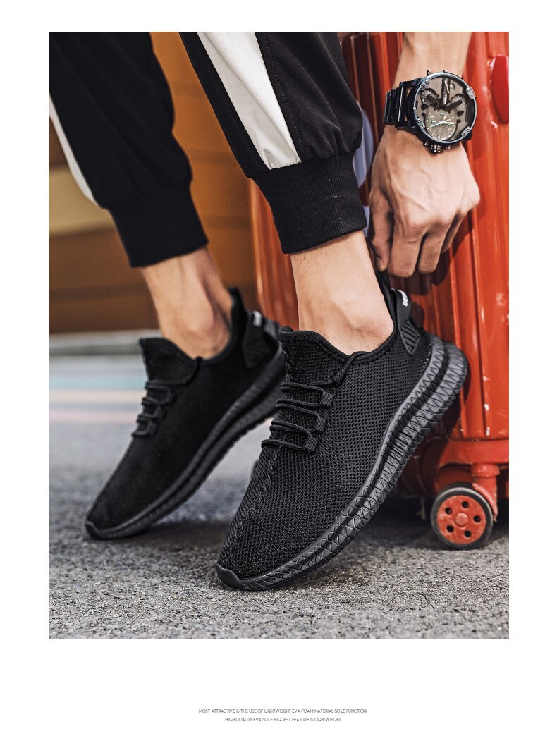 Men Shoes Breathable Mesh Running Shoes Slip On Walking Sneakers The Clothing Company Sydney