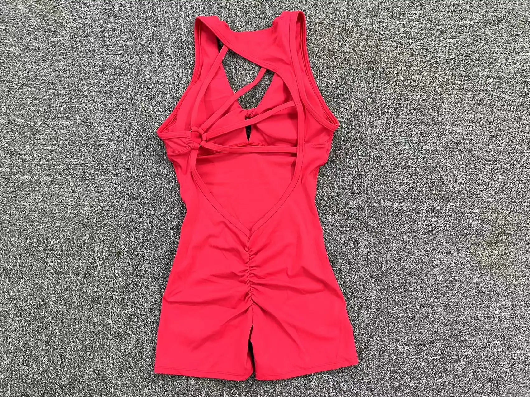 Women's Padded Jumpsuit Sport Yoga Set Bodysuit Fitness Wear Gym Sportswear High Elastic Workout Running Clothes - The Clothing Company Sydney