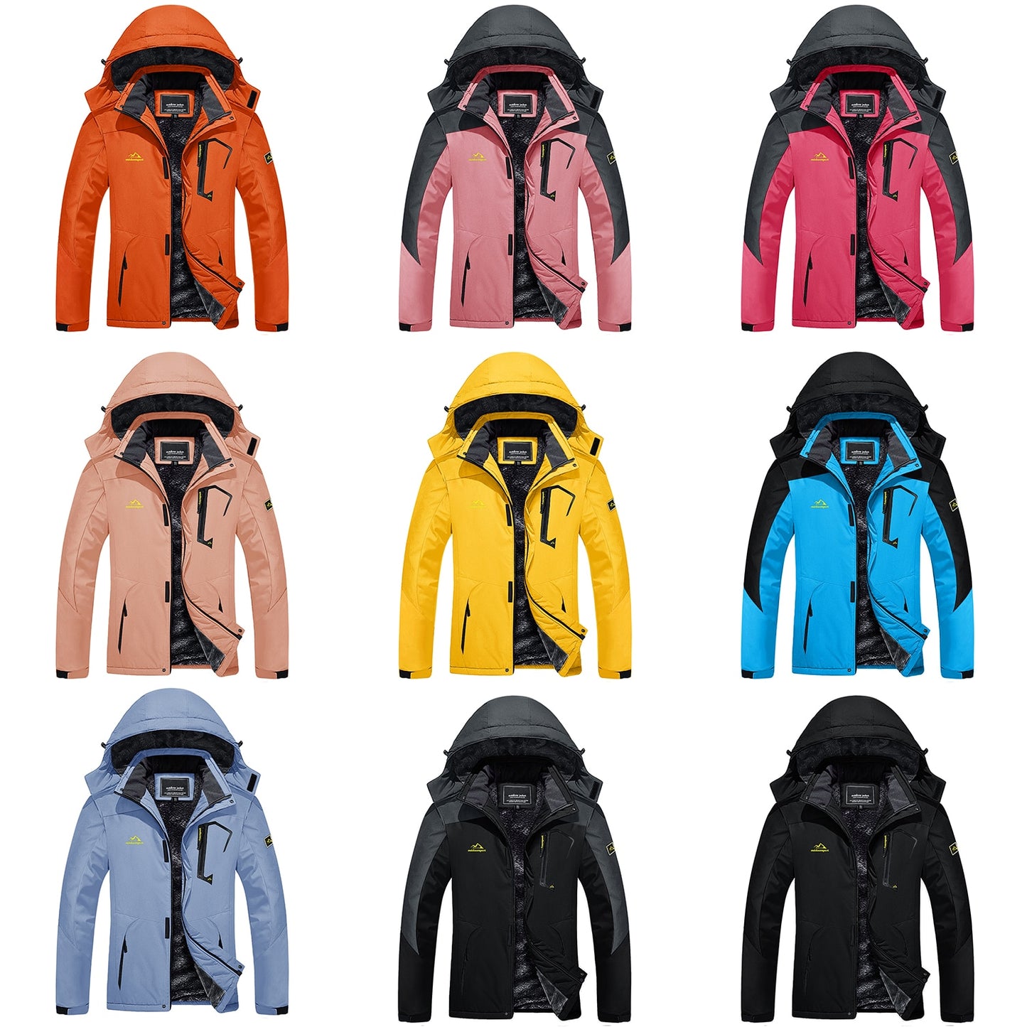 Winter Fashion Ski Snowboard Jacket Women's Thermal Fleece Waterproof Fish Casual Work Rain Jacket Coat Windbreaker Parka The Clothing Company Sydney