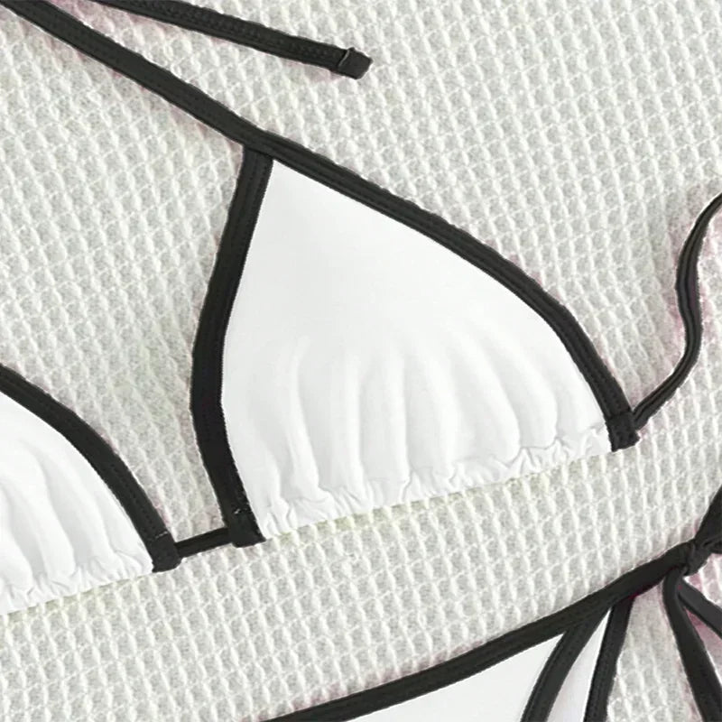 2 Piece String Micro Thong Swimsuit Women Halter Mini Swimwear Beachwear Bikini Set The Clothing Company Sydney