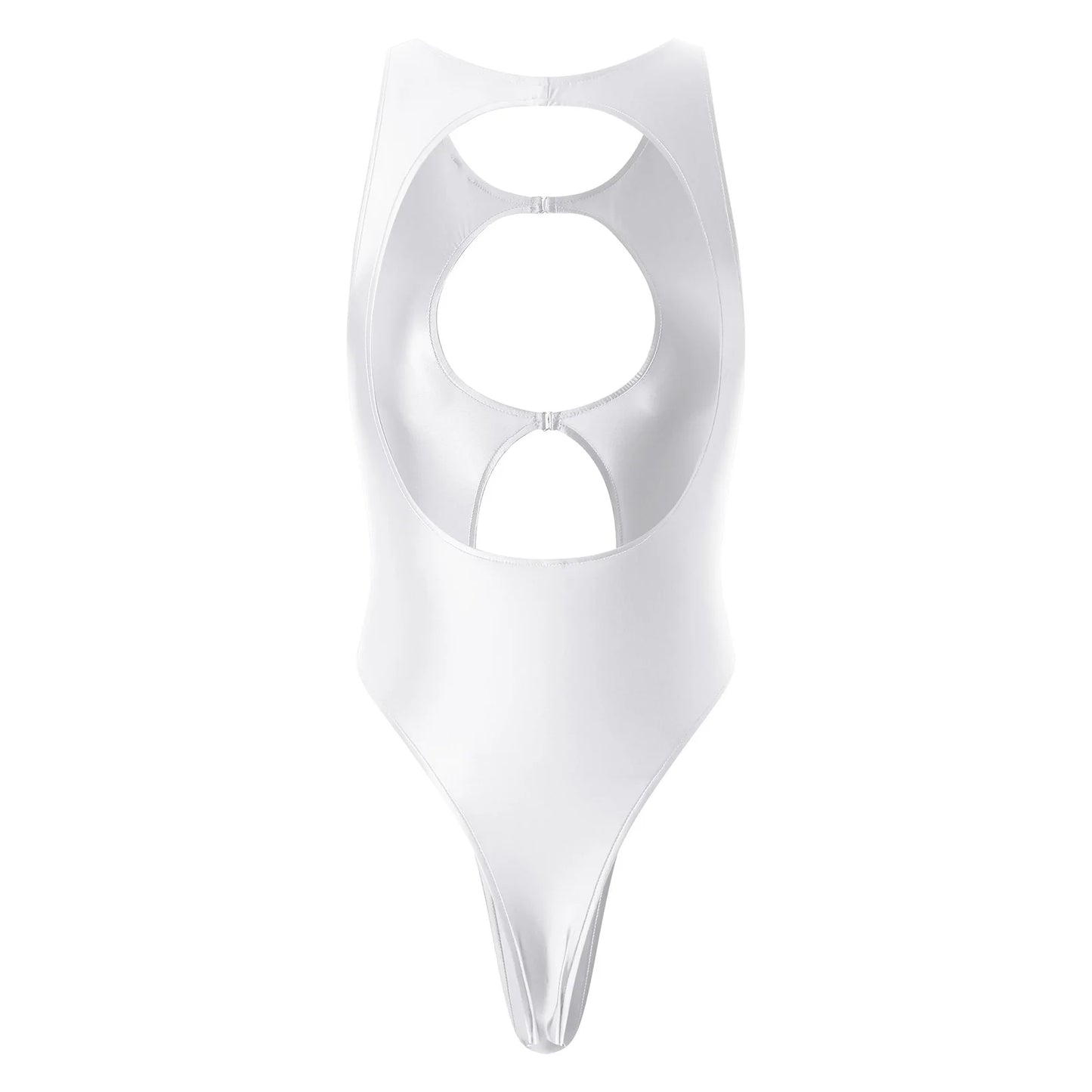 One Piece Womens Bodysuit High Cut Tight Monokini Summer Swimsuit Party Romper Swimwear - The Clothing Company Sydney