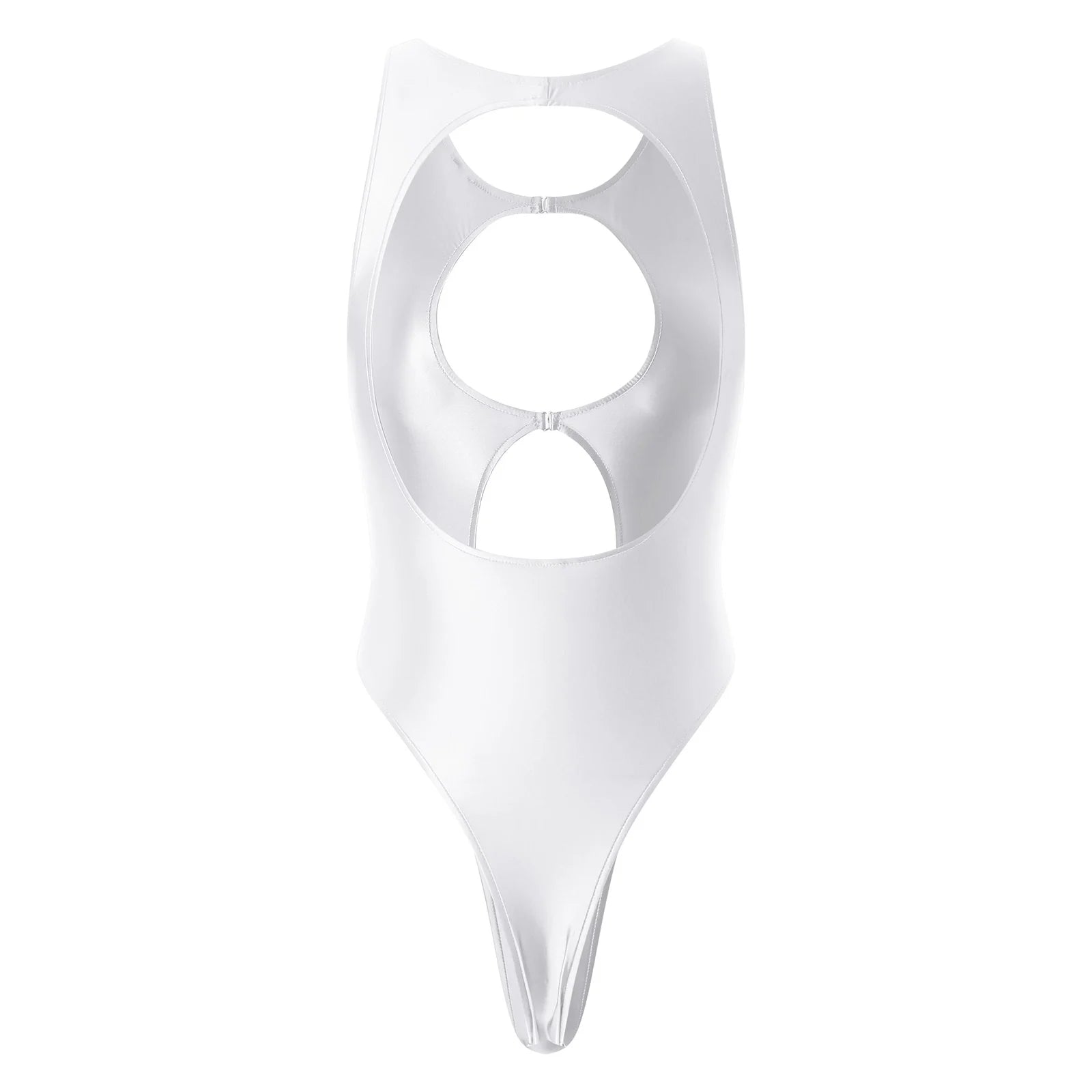 One Piece Womens Bodysuit High Cut Tight Monokini Summer Swimsuit Party Romper Swimwear - The Clothing Company Sydney